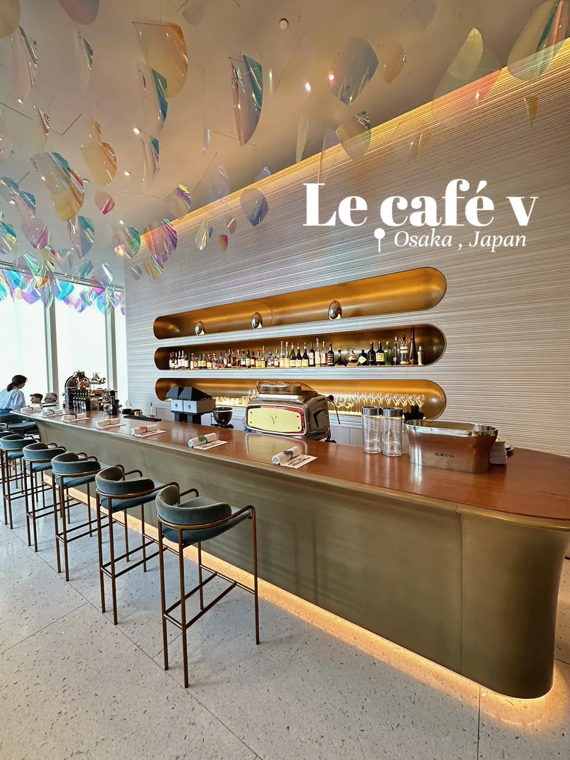 Inside Le Café V, Louis Vuitton's invite-only restaurant in Osaka