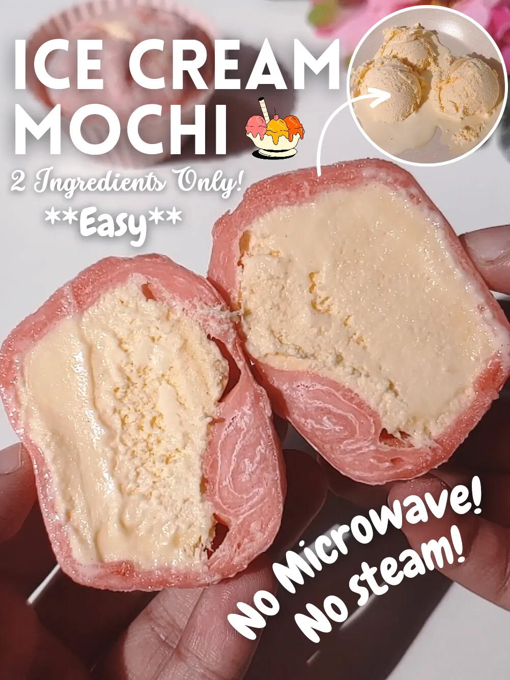 Easy Ice Cream Mochi Recipe