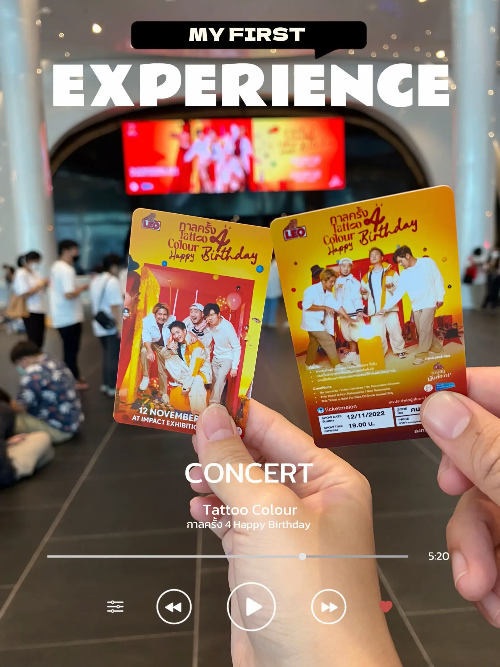 คอนเสิร์ตTattoo Colour | แกลเลอรีที่โพสต์โดย Primerozy💖 | Lemon8