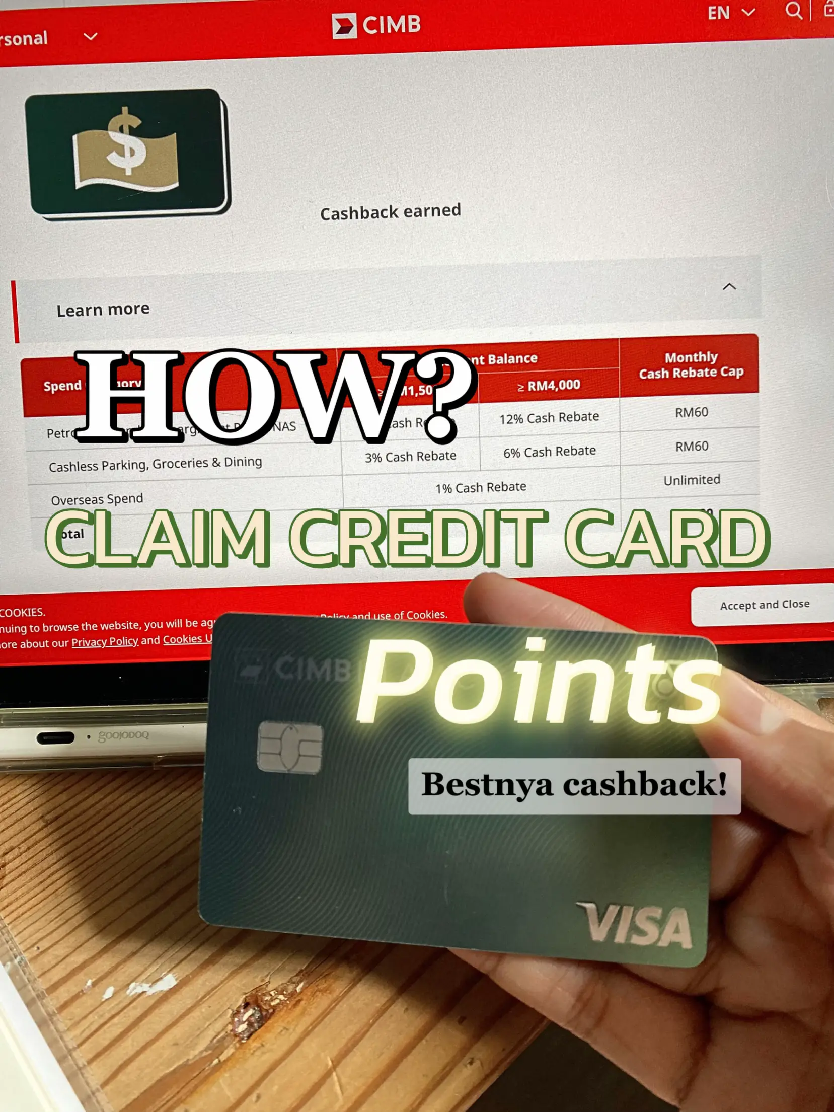 Baca Ni! Claim Credit Card points for Beginners Galeri disiarkan oleh