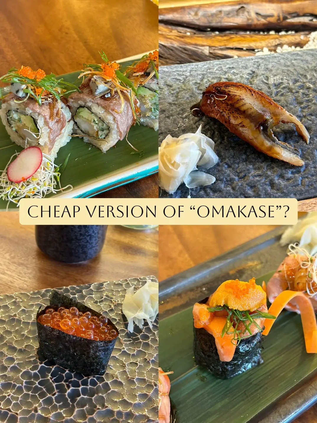 Cheap version of “Omakase”?- UO SHIN | Gallery posted by