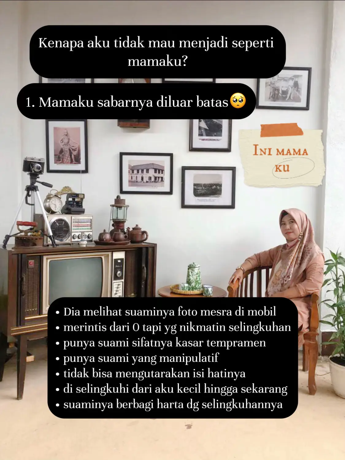 Ini Alasanku Tidak Mau Menjadi Seperti Ibuku ✓ | Galeri diposting oleh Nesa  Fitriani F | Lemon8