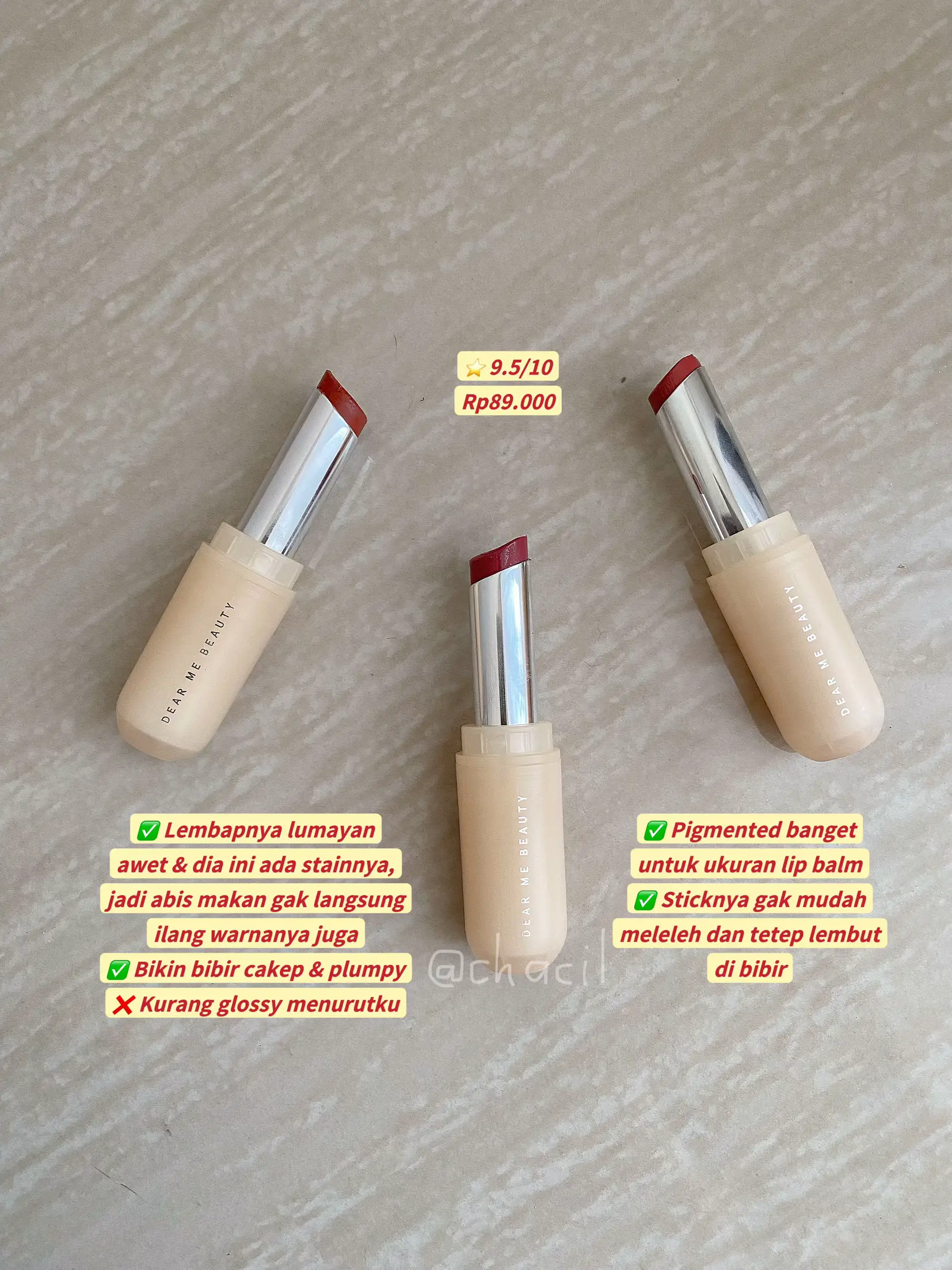 Rekomendasi Lip Balm yg Lembap & Pigmented ⭐️ Galeri diposting oleh