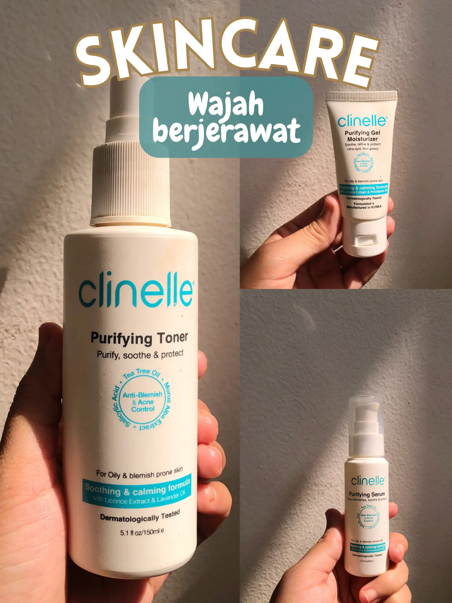 Clinelle purifying deals gel moisturizer