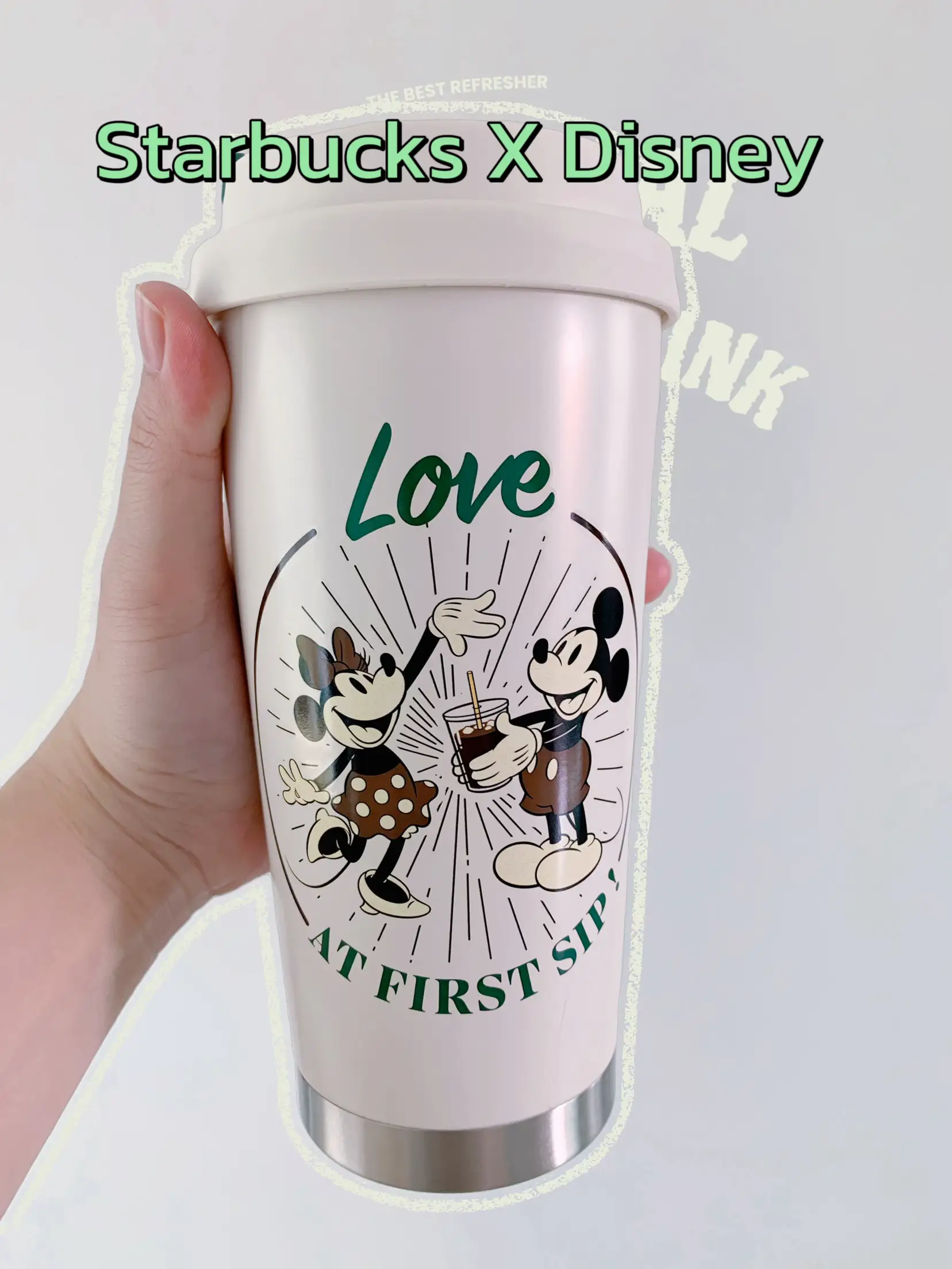 Disney World Starbucks Disneyland Venti Starbucks Cup Mickey and Minnie  Tumbler