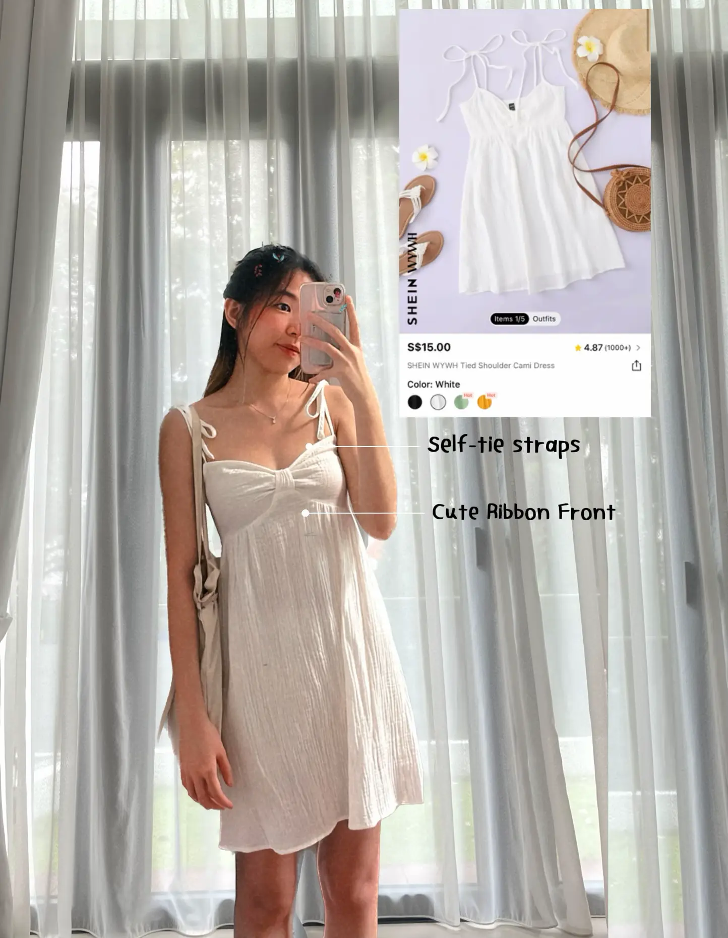 SHEIN CURVE - Can never get enough of this cute white dress🤍IG