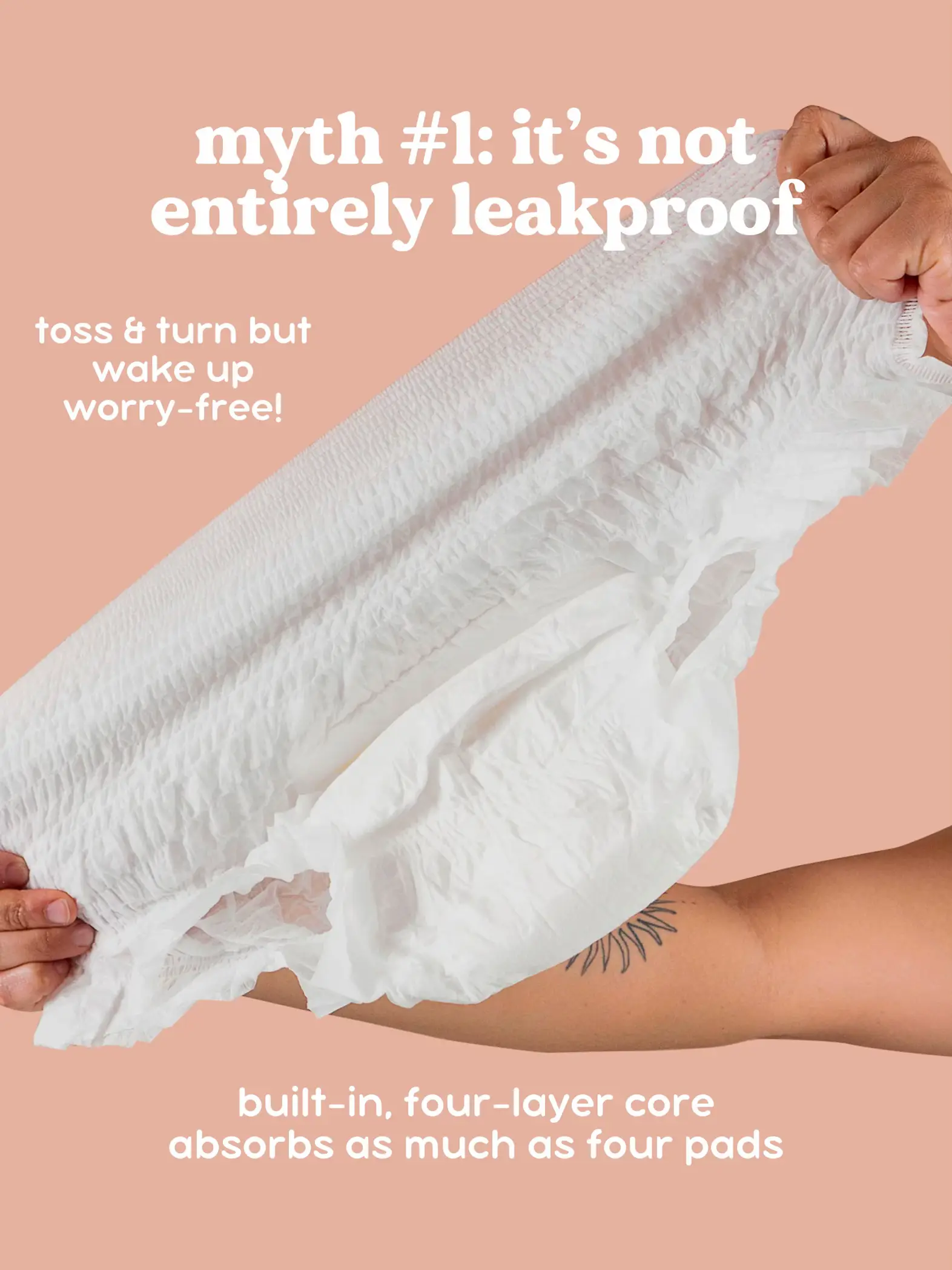 Kao Leakproof Overnight Disposable Period Underwear for Women