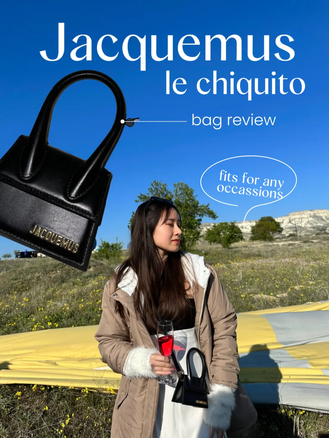 Jacquemus Le Chiquito Moyen Bag  Review & What fits in my bag