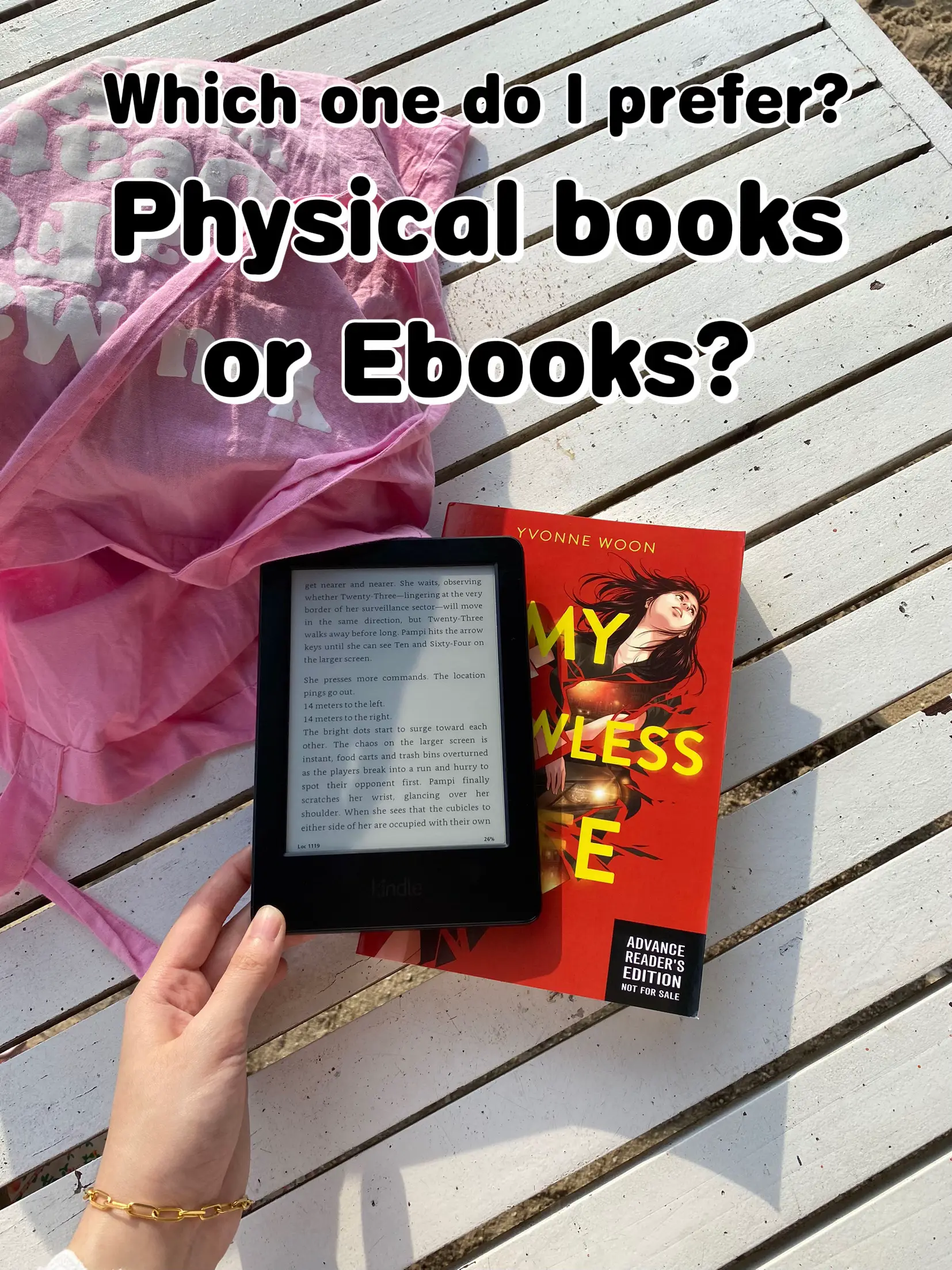 reading on Kindle vs. physical books - Carian Lemon8