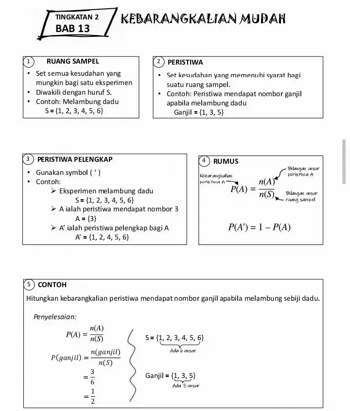 Note Math Form 2 Bab 2 Carian Lemon8