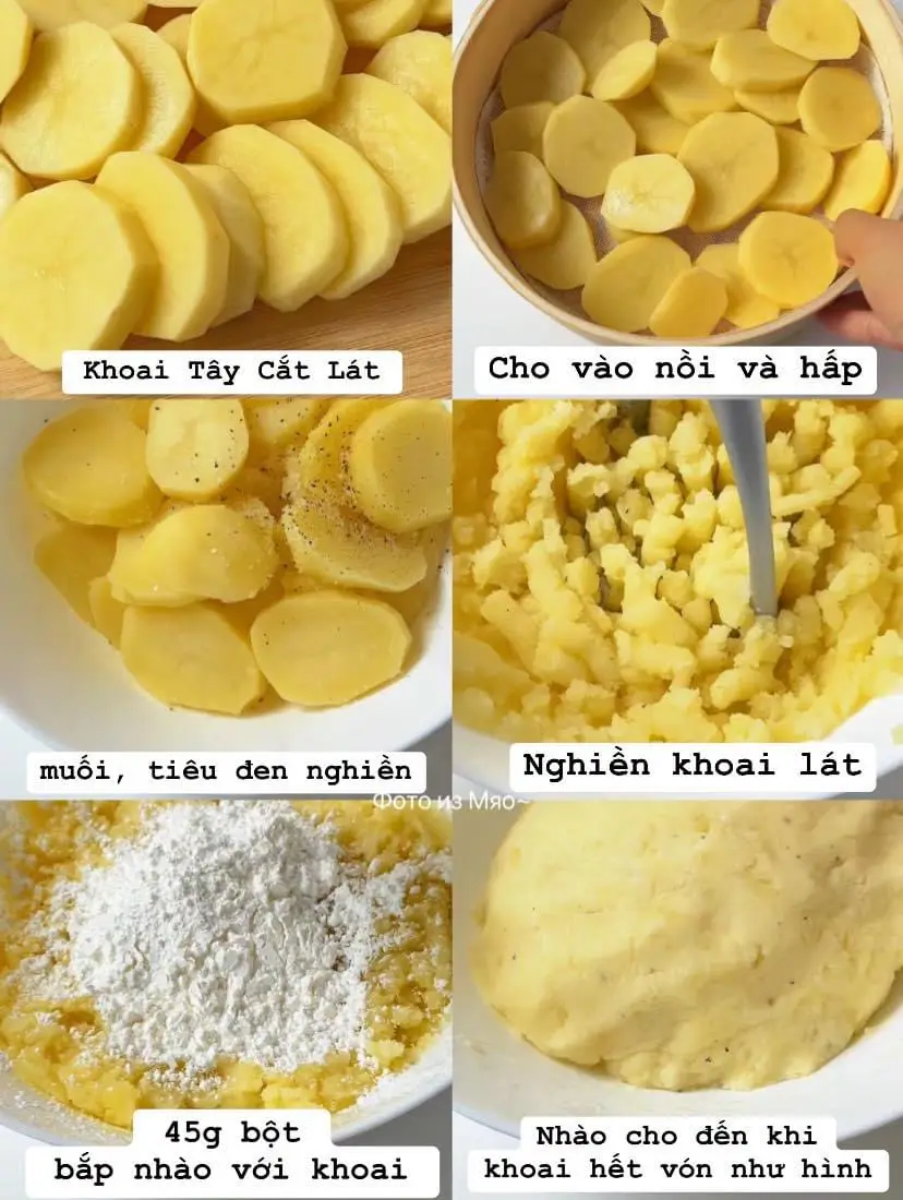 Bánh Khoai Tây Bột Bắp