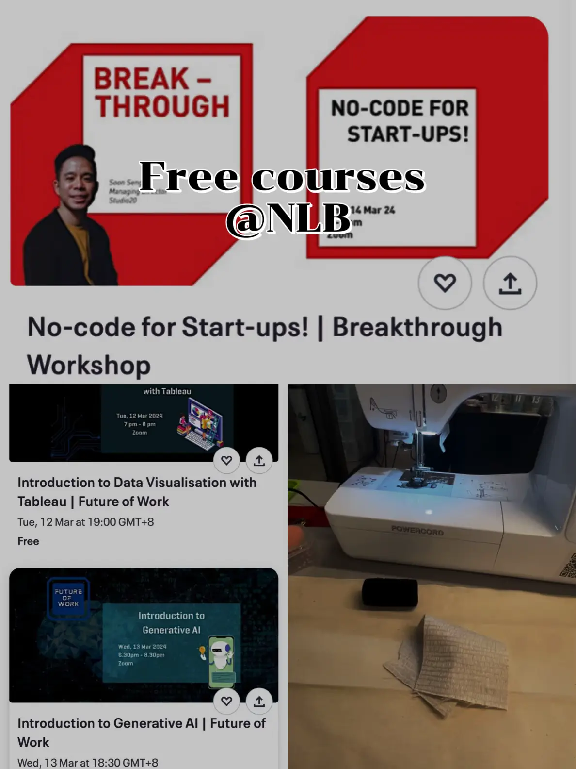 Nlb Programmes FREE courses to check out at NLB | Gallery posted by jni | Lemon8