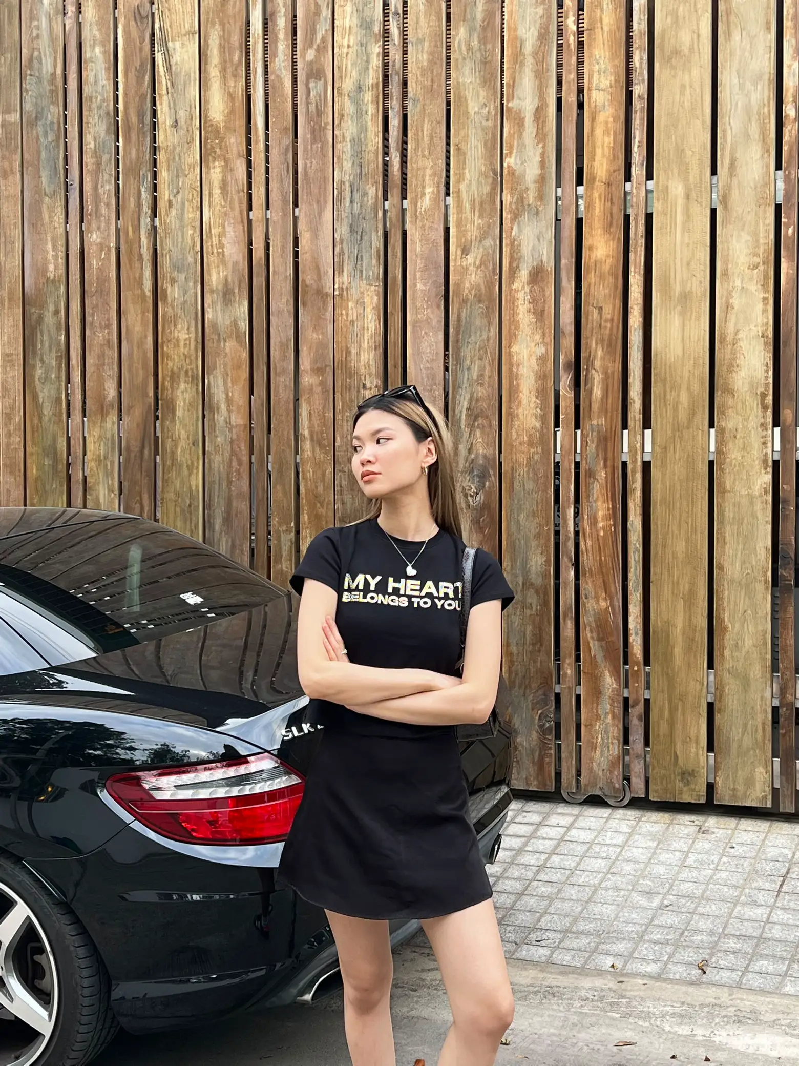 Cute O2k okokgirl y2kall black ootd 🧷🖤แต่งตัวลุคสาวแซ่บบสุดเท่ | แกลเลอรีที่ ...