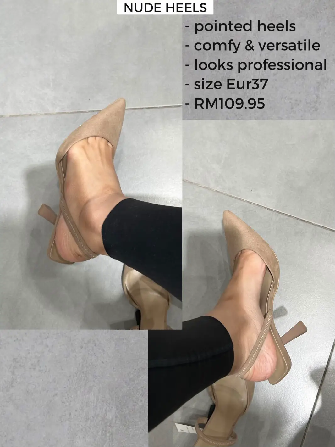 H&m sales nude shoes