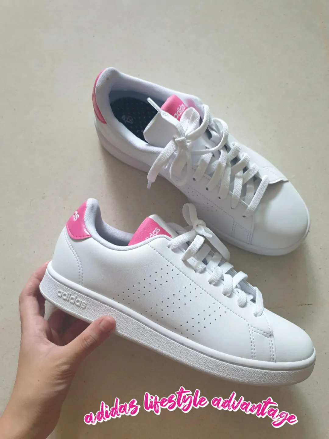 Adidas neo shop advantage peach