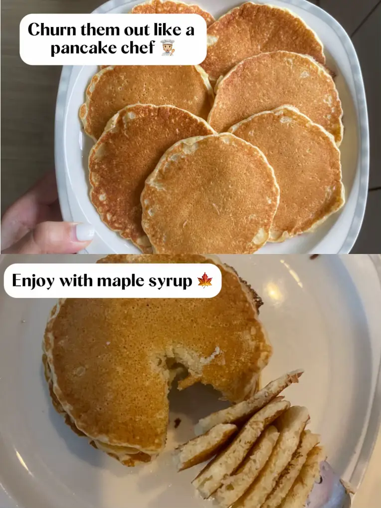 goto pancake recipe (no buttermilk needed!) 🥞 Gallery posted by aunwgueue 🧞‍♂️ Lemon8