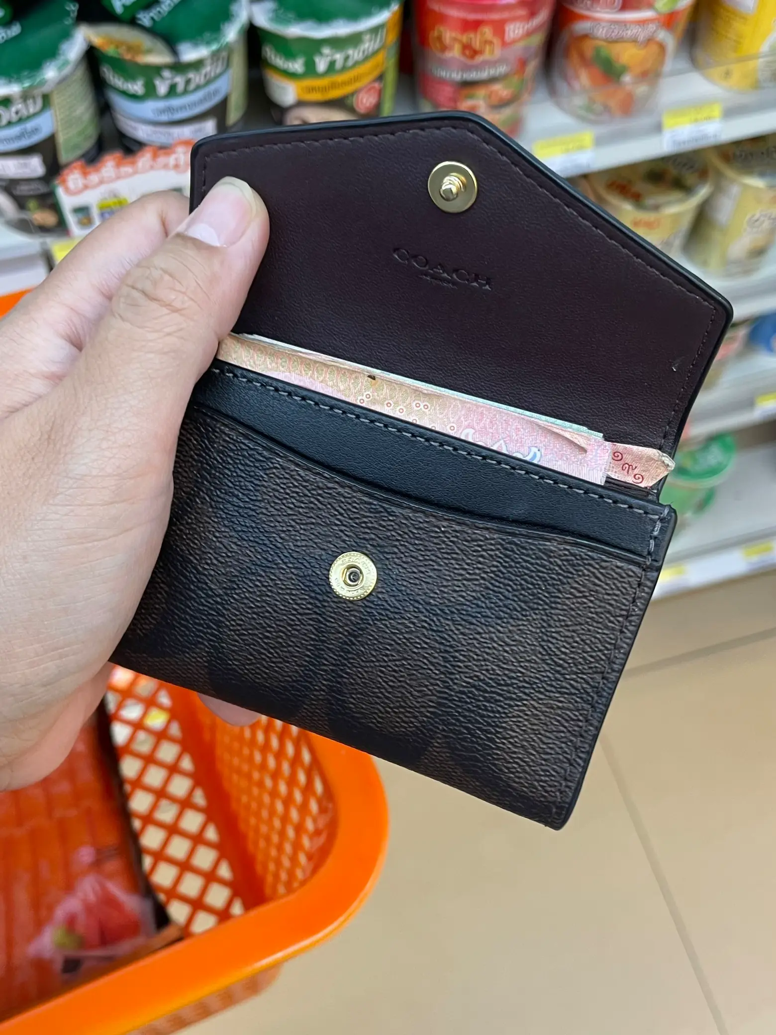 Coach key holder online wallet