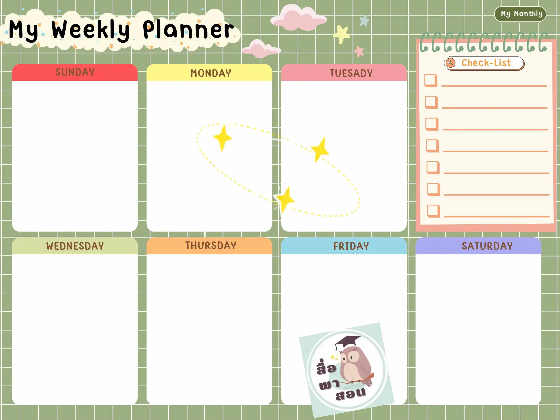 Sumi Weekly Planner