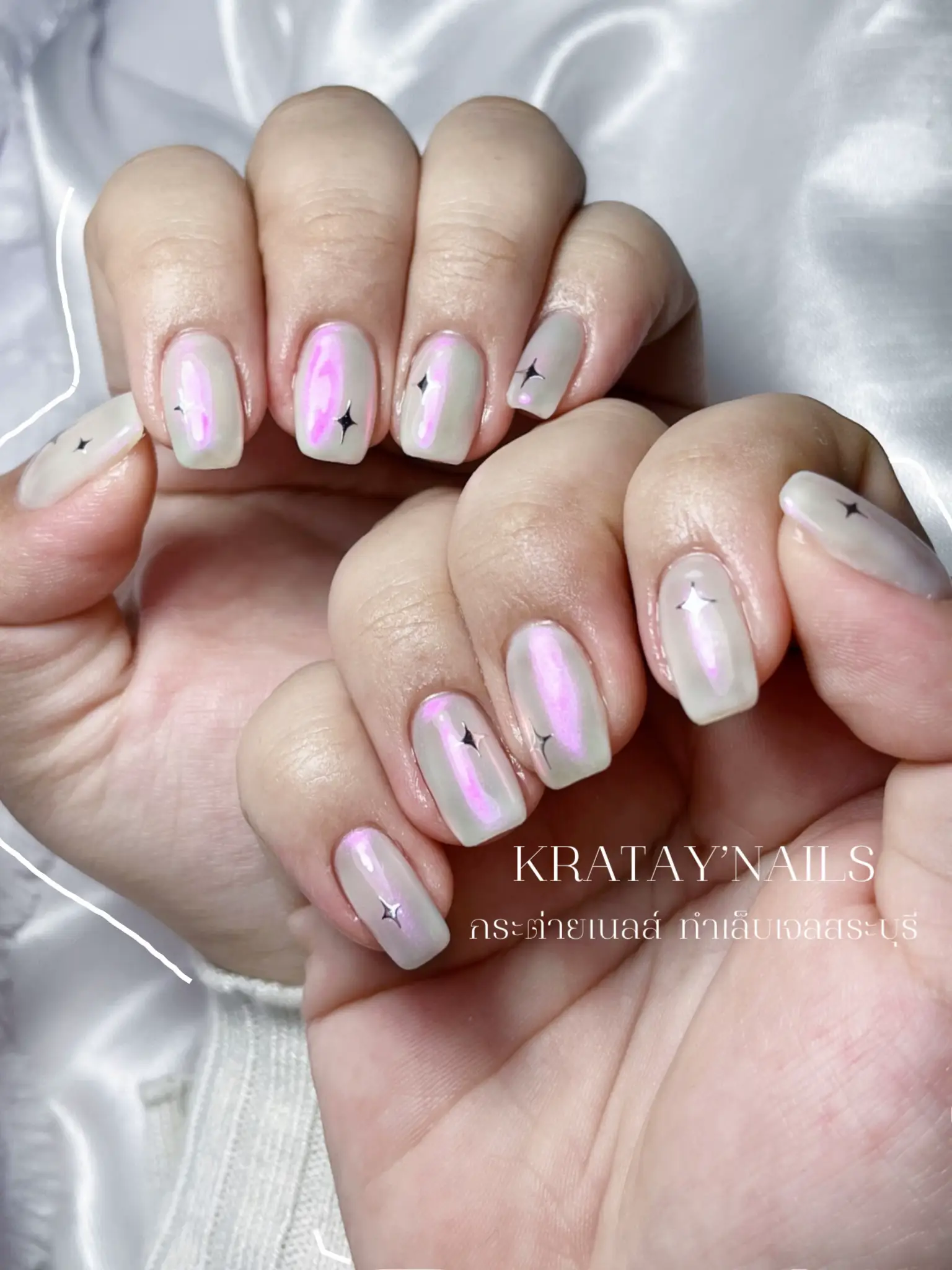 Powder polishing gel nails✨, Gallery posted by @Kratay'Nails