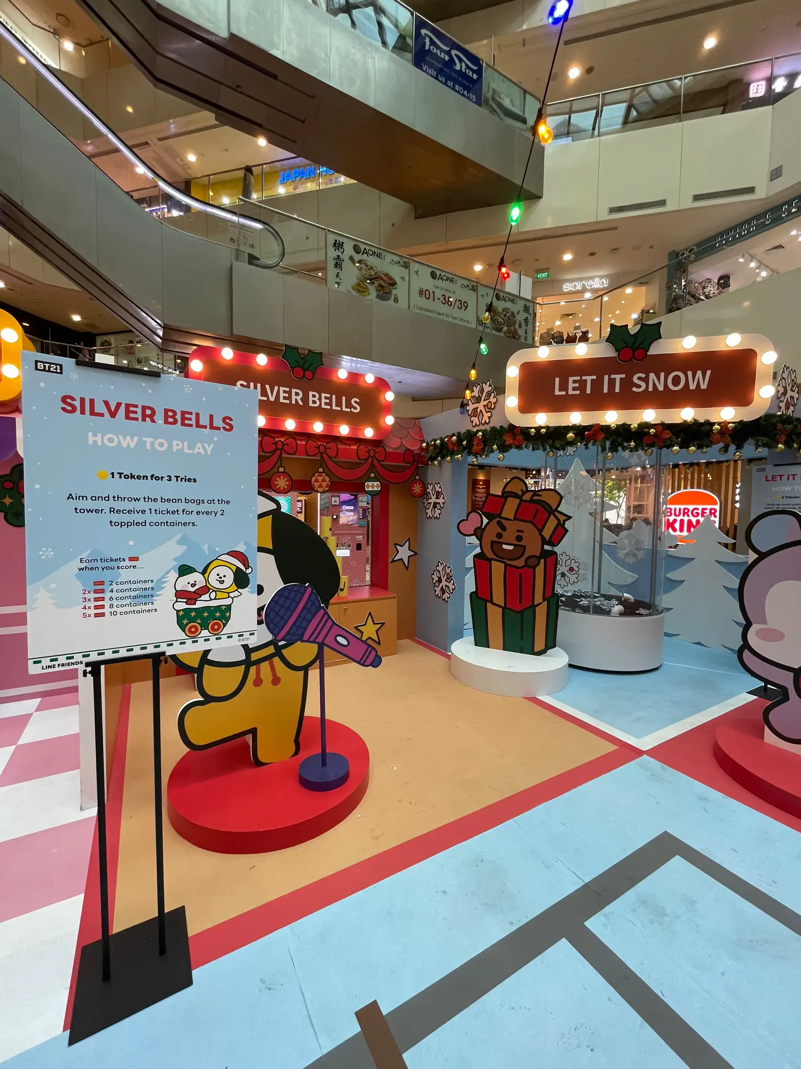 Super Cute BT21 WinterFest West Mall Gallery posted by