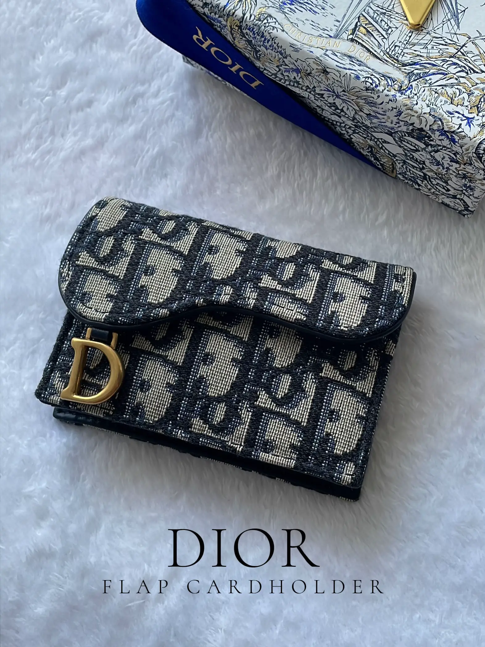 お土産・買い物 Dior SADDLEフラップカードホルダー - 小物