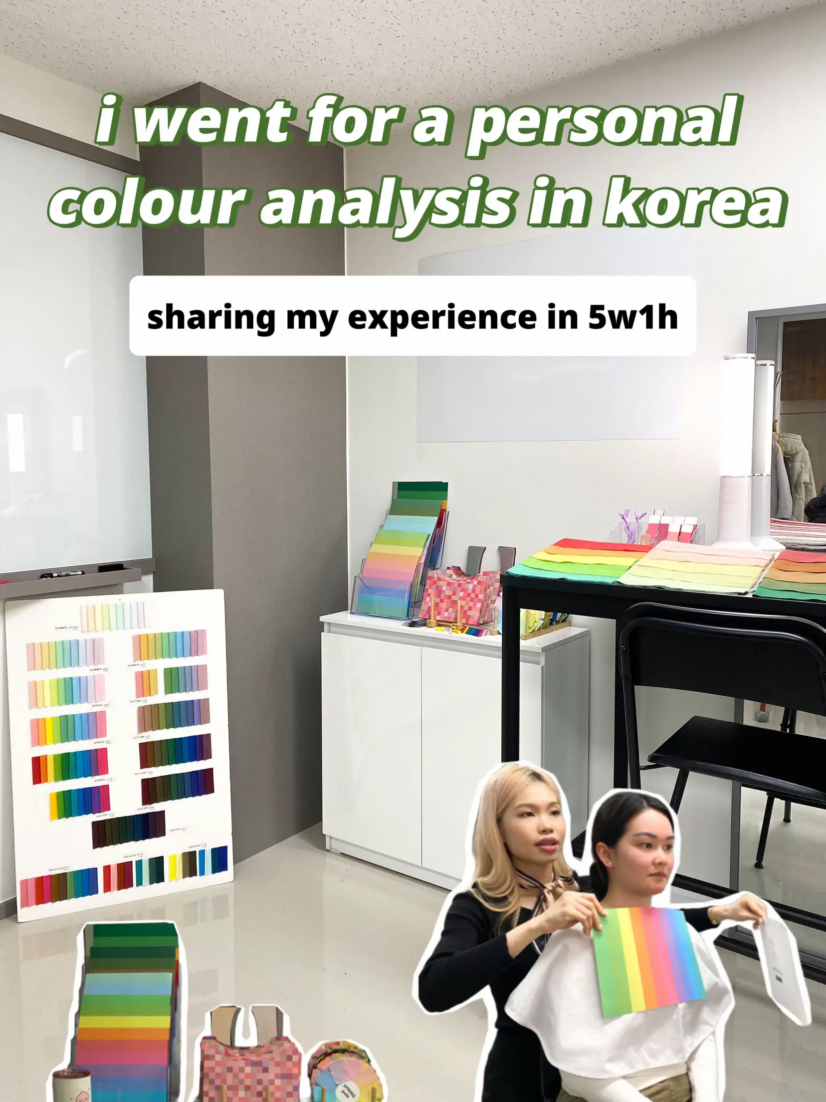 Got a ✨Color Analysis✨ in Korea and it changed my life