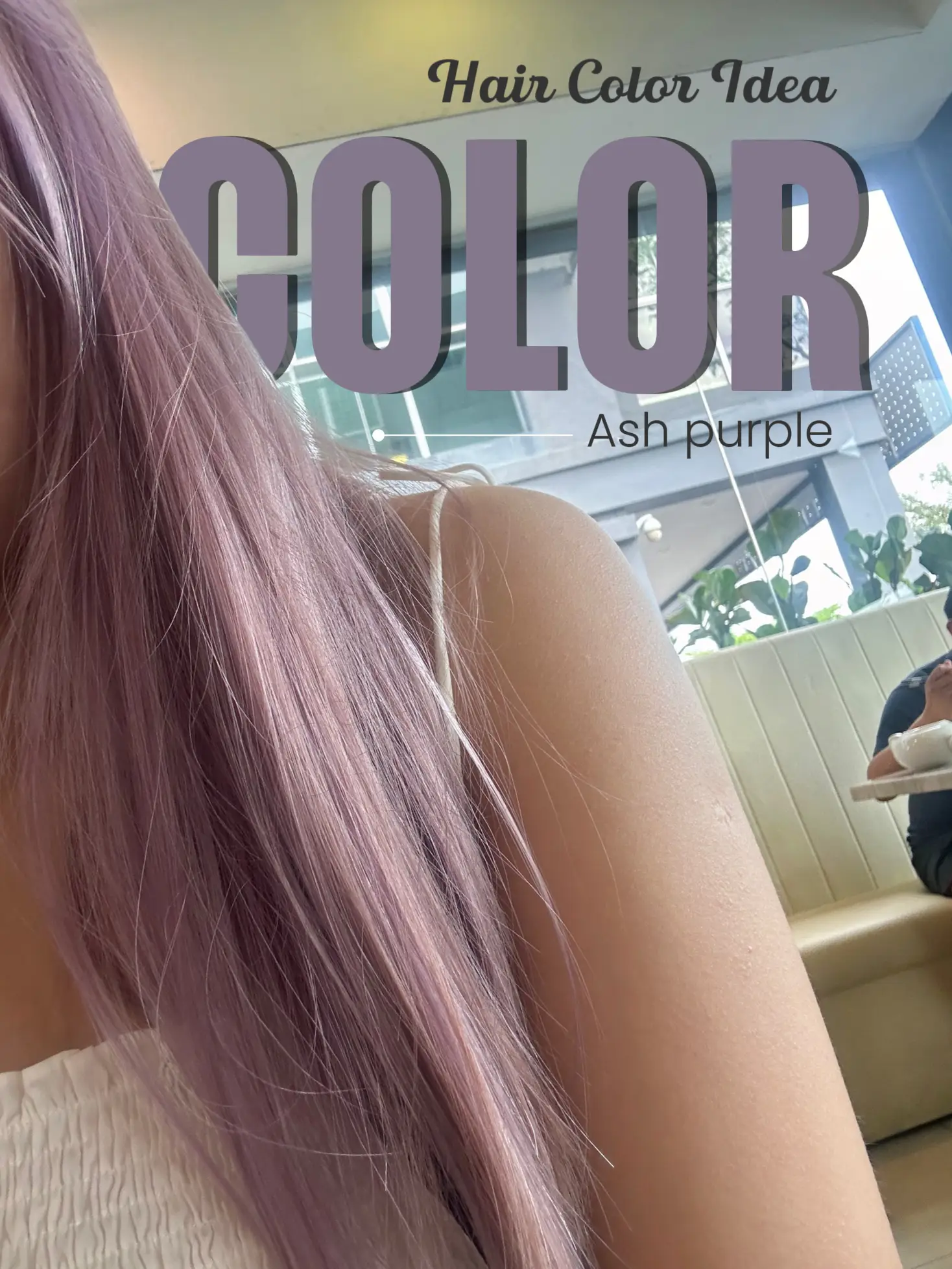 Johor Ash Grey Highlight and Babylight Hair Color from M Concept Hair Salon