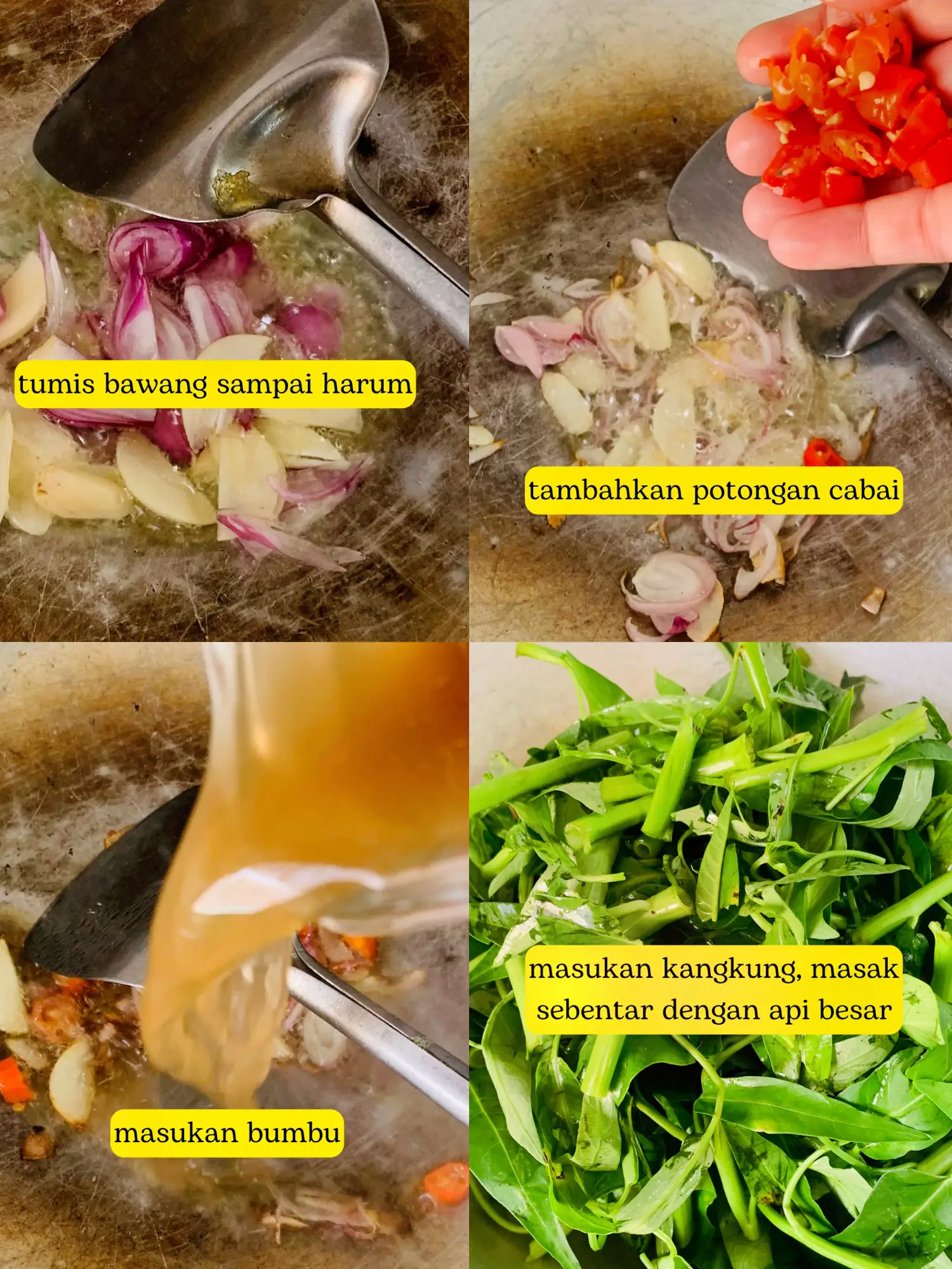 Resep Tumis Kangkung ✨ | Gallery posted by AyuPanularsih | Lemon8