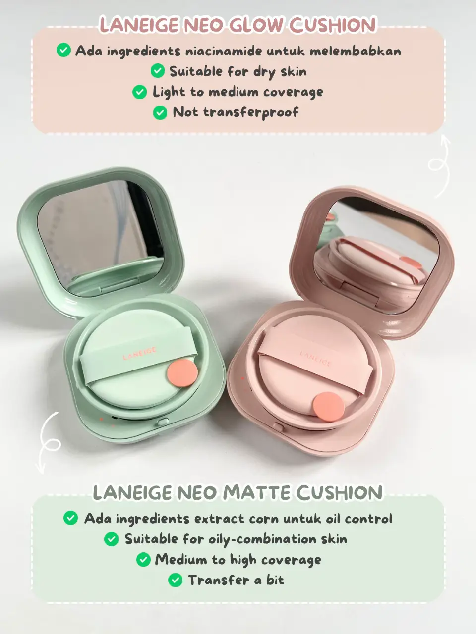 Laneige Neo Cushion, Review, Coverage & Wear Test, Gallery posted by  alyashrh