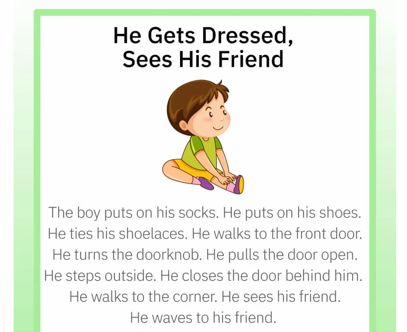 เรื่องสั้นภาษาอังกฤษ Present Tense สำหรับผู้เริ่มต้น Gallery posted