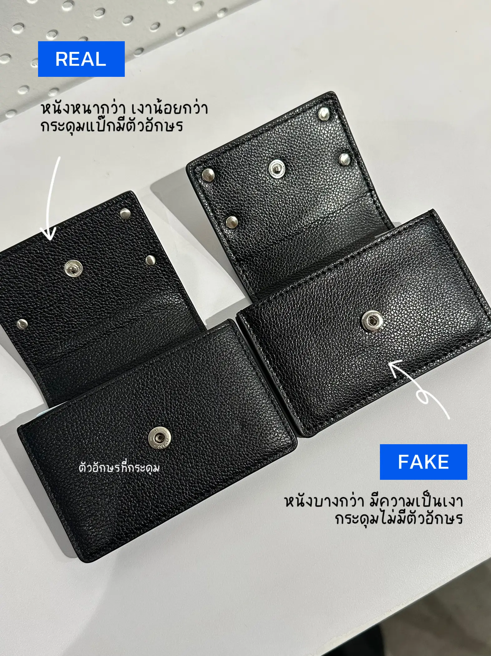 Louis Vuitton Real vs Fake men's wallet 