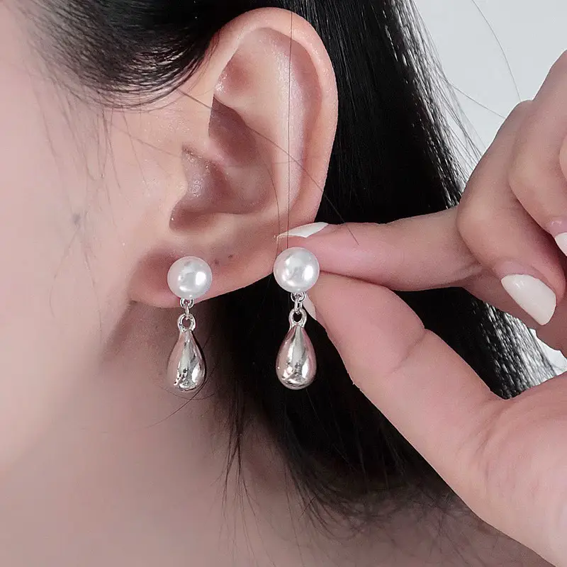 フープピアス シルバー925 silver925 P16 - アクセサリー