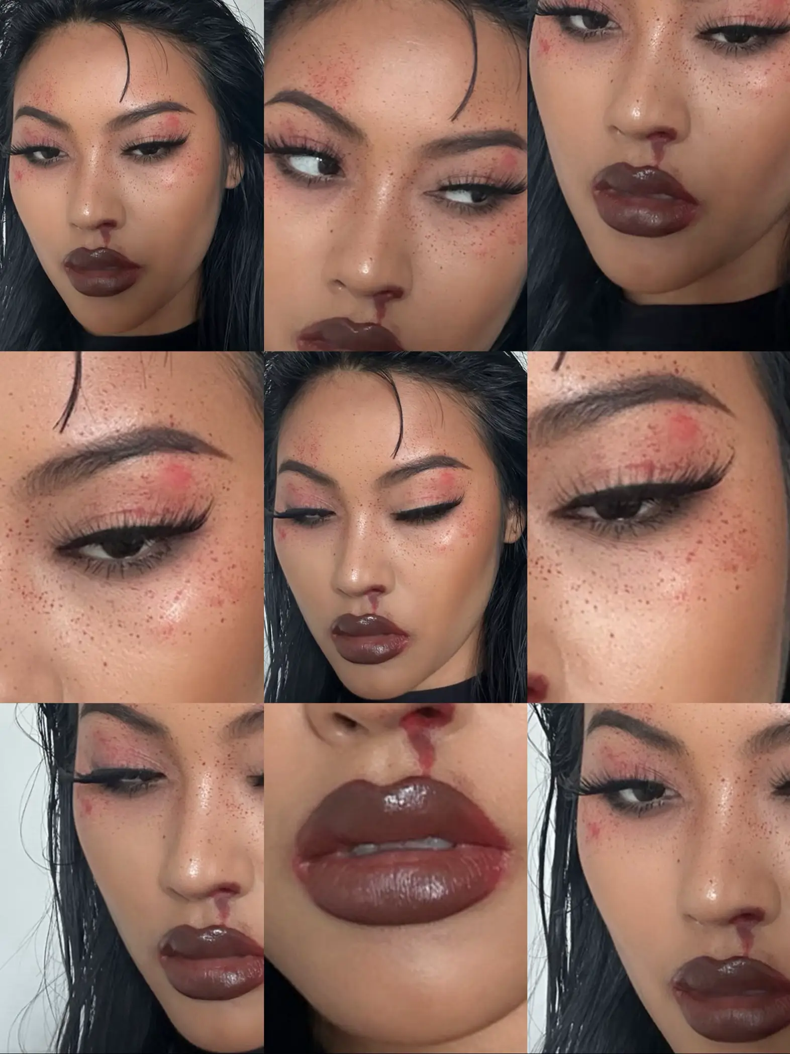 Blood makeup บุคฮาโลวีนที่แต่งตามง่ายๆ เป็นผีเเบบเสวแบบสวย | วิดีโอที่ ...