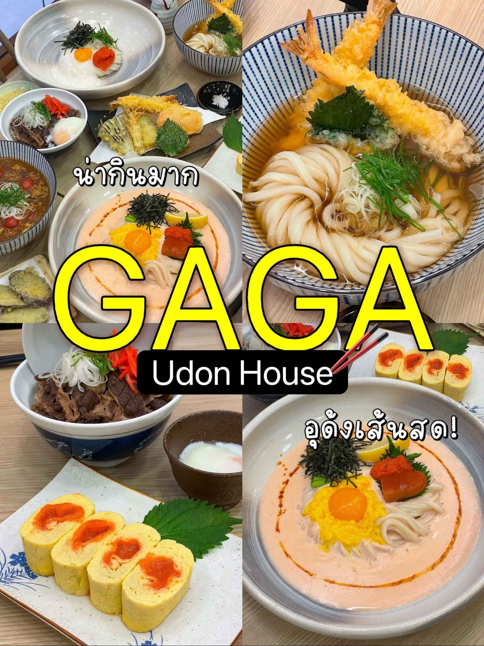 ไปลอง GaGa Udon House ร้านอุด้งเส้นสดเจ้าดัง 💁🏽‍♀️🍜 วิดีโอที่เผยแพร่