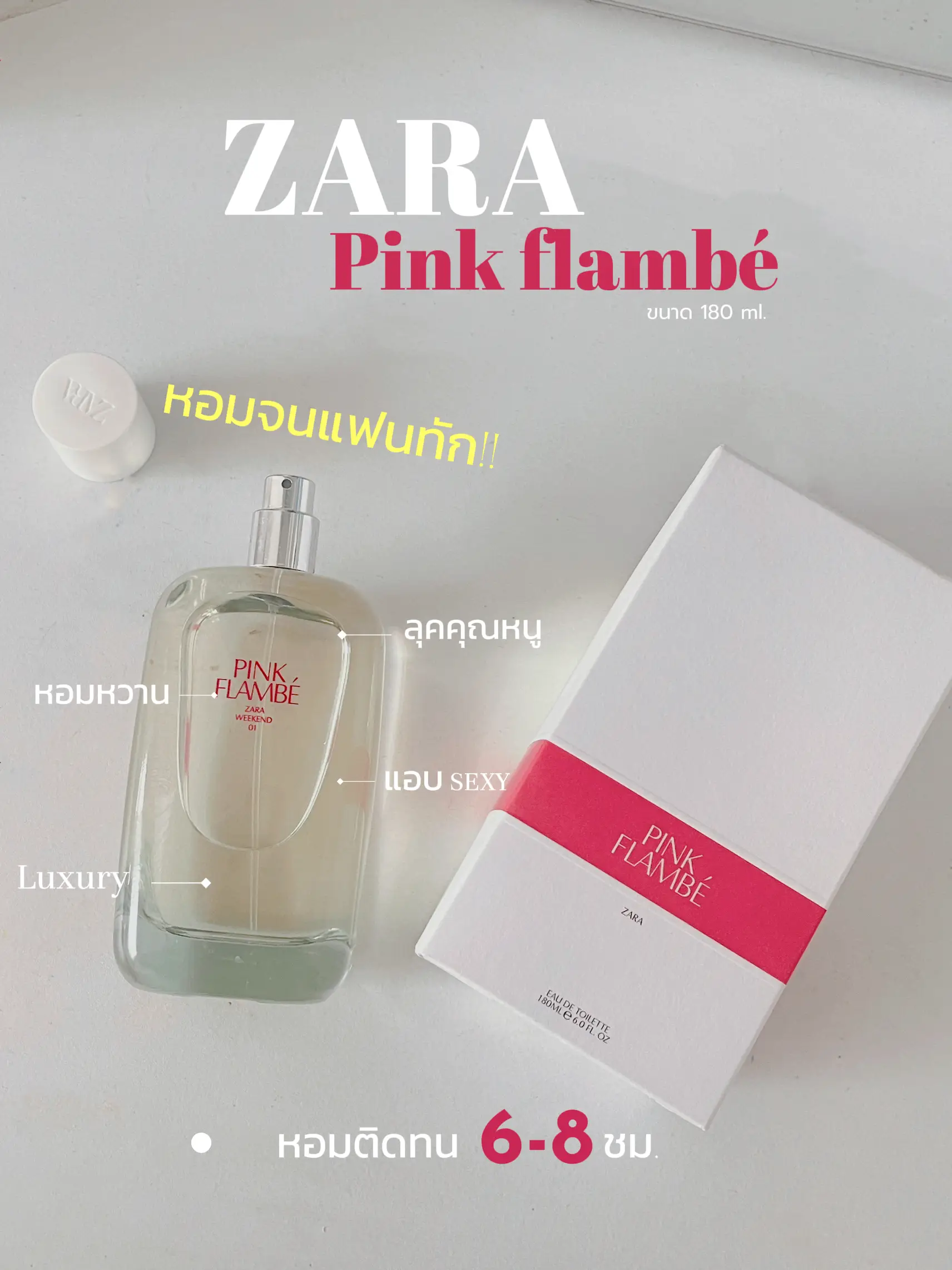 Zara Pink Flambe EDT: Order Now at Best Price from
