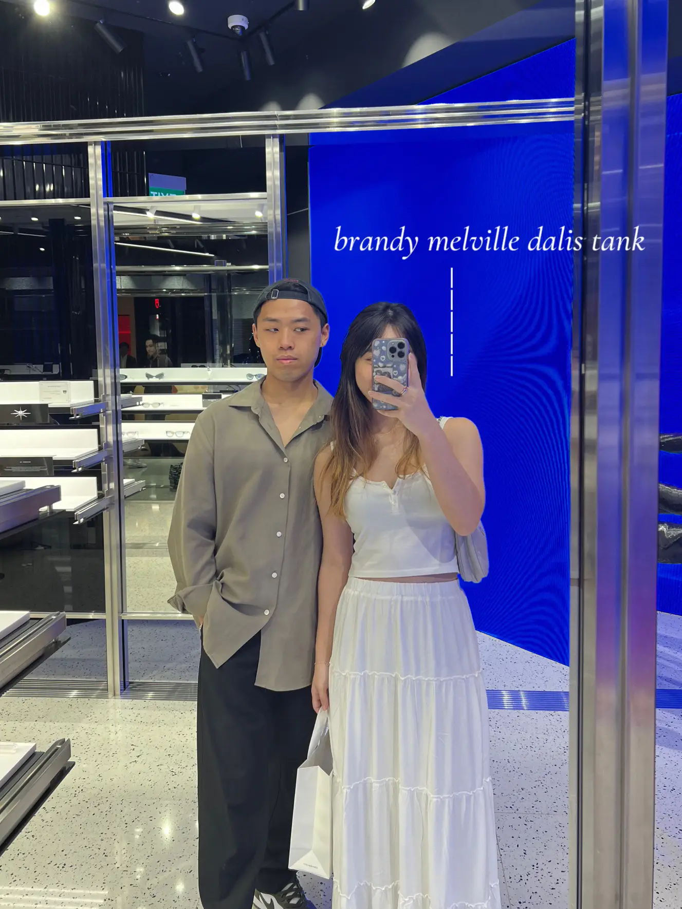Brandy Melville Natasha Tank Top in White, Women's Fashion, Tops,  Sleeveless on Carousell