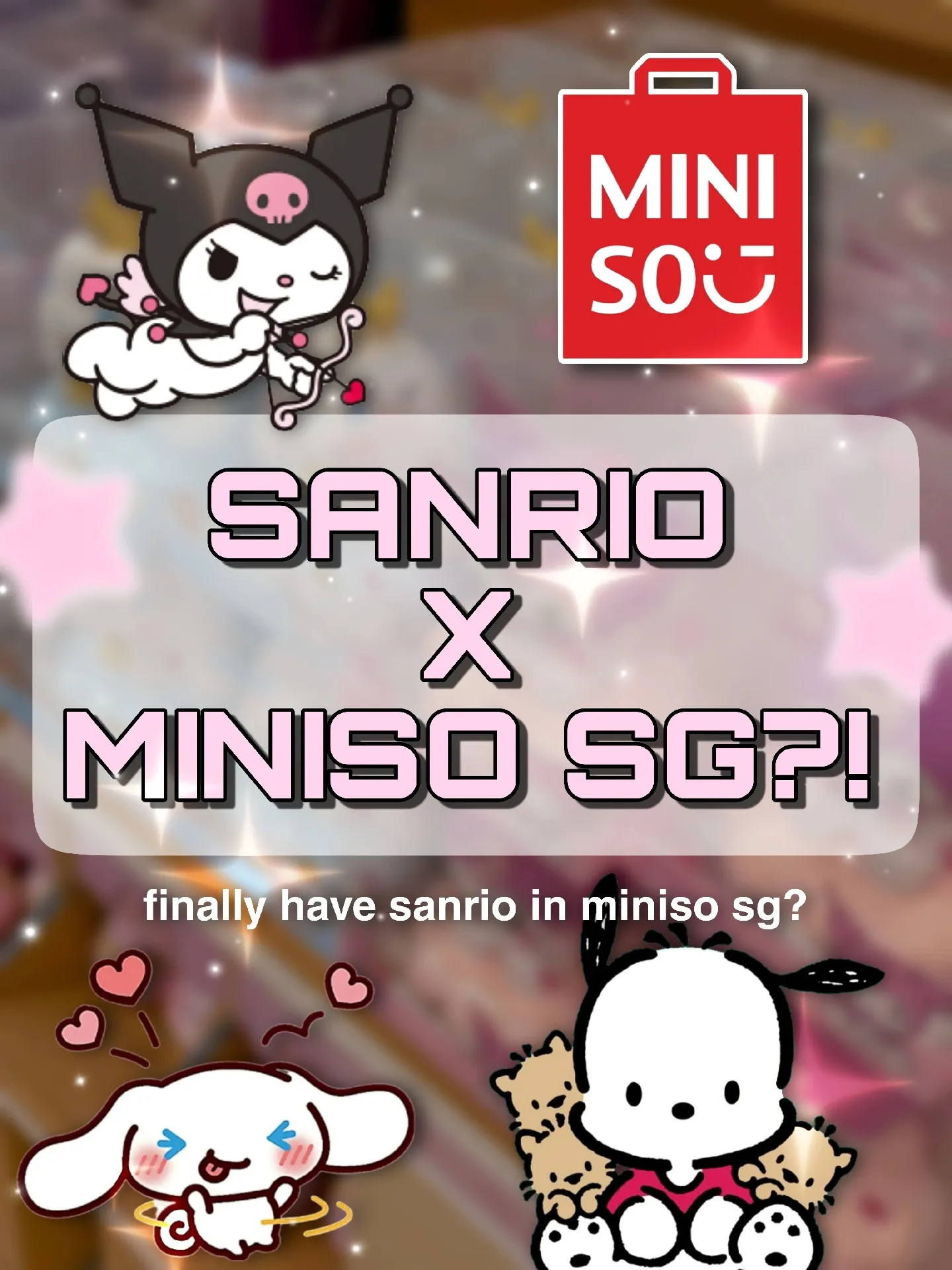 Went to my first Miniso / Sanrio store awhile ago and started looking back  to it! I found the cutest My Melody things there 💕🥺 : r/sanrio