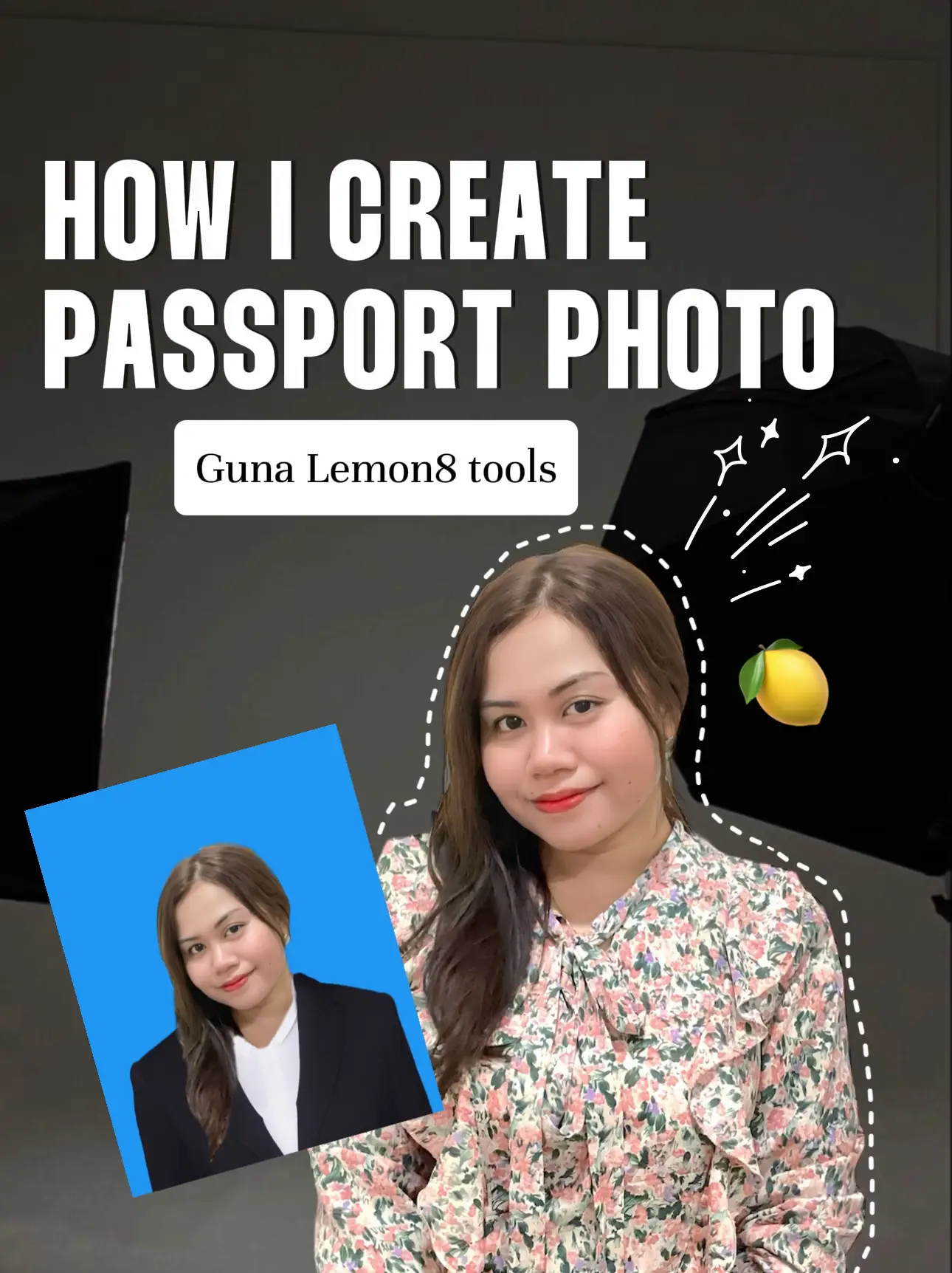 Cara Edit Gambar Passport Guna Canva - Carian Lemon8