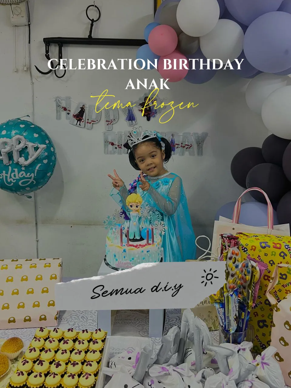 Frozen theme birthday - Carian Lemon8