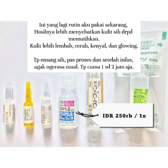 Drip Whitening Injection Kuching Carian Lemon8