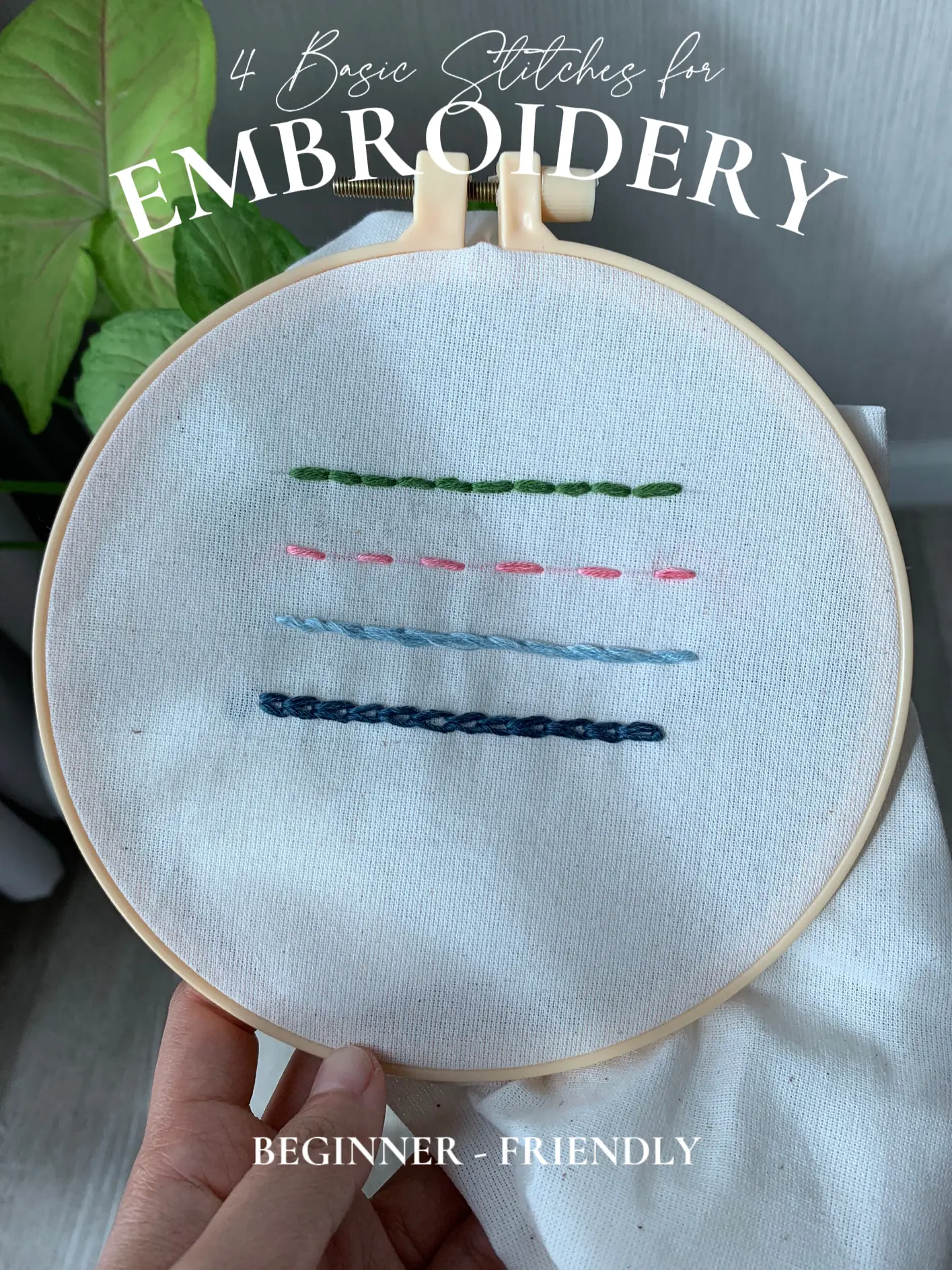 Embroidery   🌸 Recommended 4 Basic Embroidery Pattern for Fabric