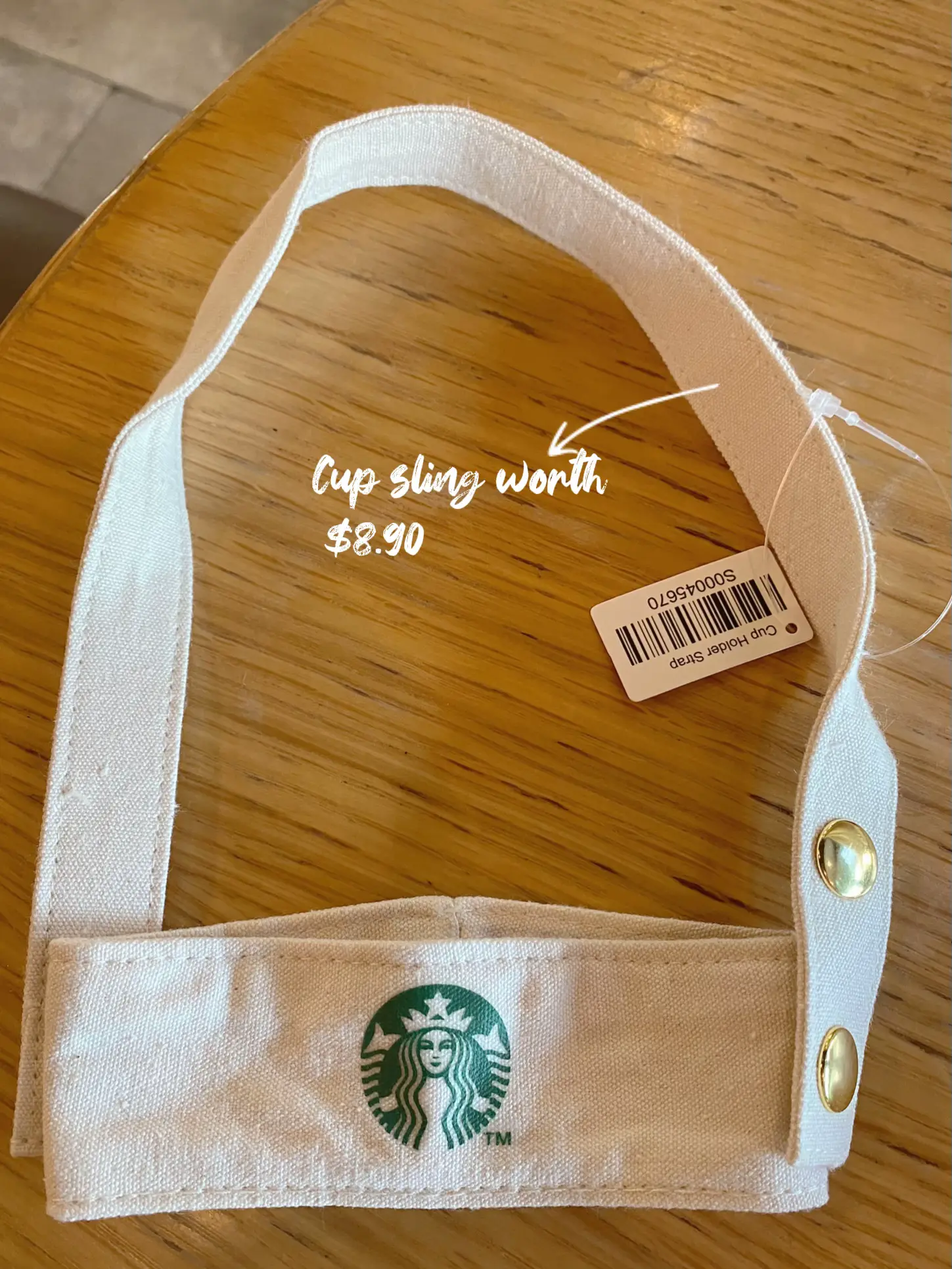 FREE cup sling from STARBUCKS✨🤍 (worth $8.90)