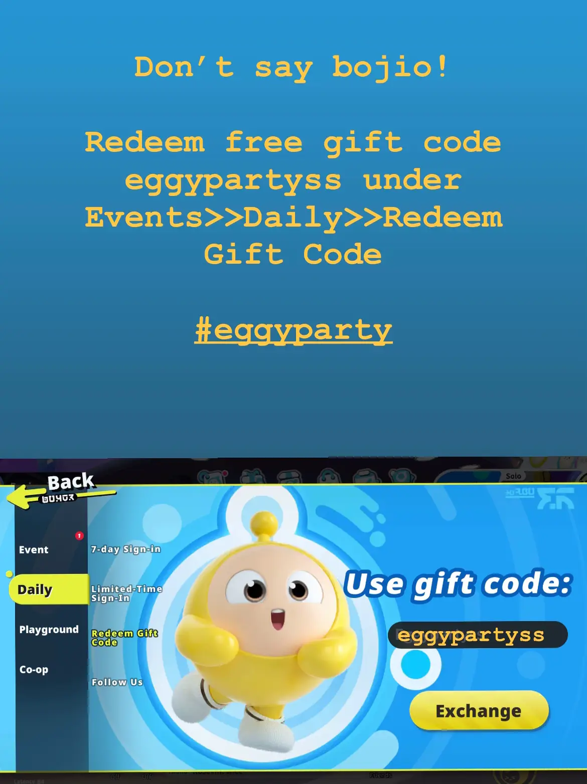 Free gift code for Eggyparty Gallery posted by SmartBudgetLiv Lemon8