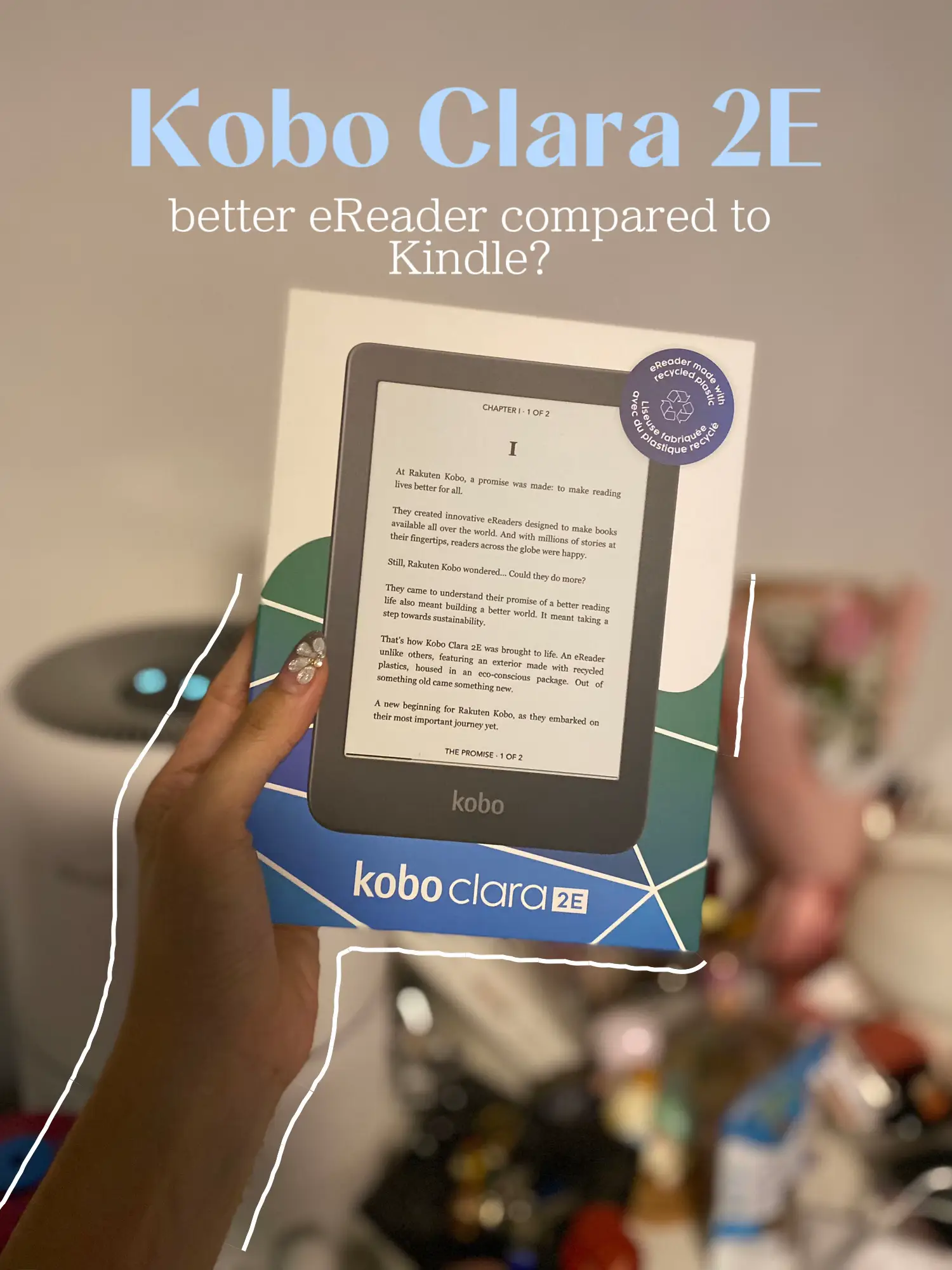 Kobo Clara 2E - The more eco-conscious way to read and listen 