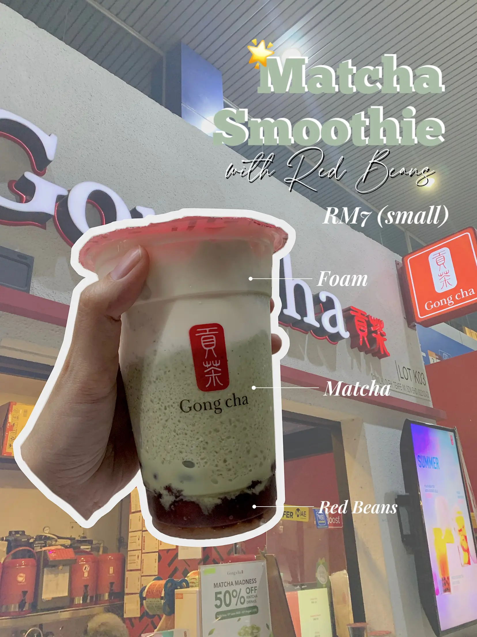 Gong Cha Matcha Smoothie for only RM7 Galeri disiarkan oleh