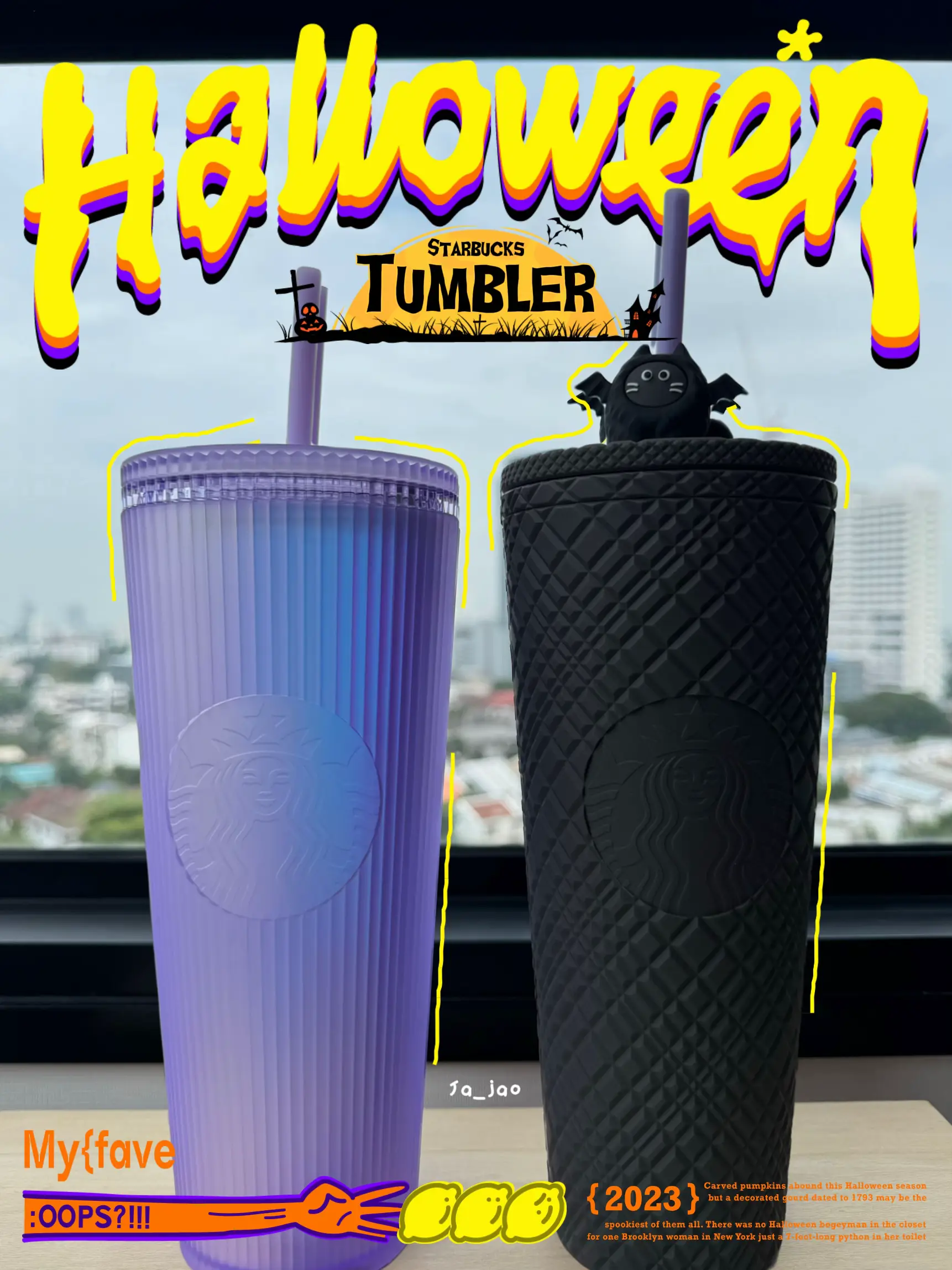 Starbucks Released New Glow-In-The-Dark Cups For Halloween And They're  Scary Good
