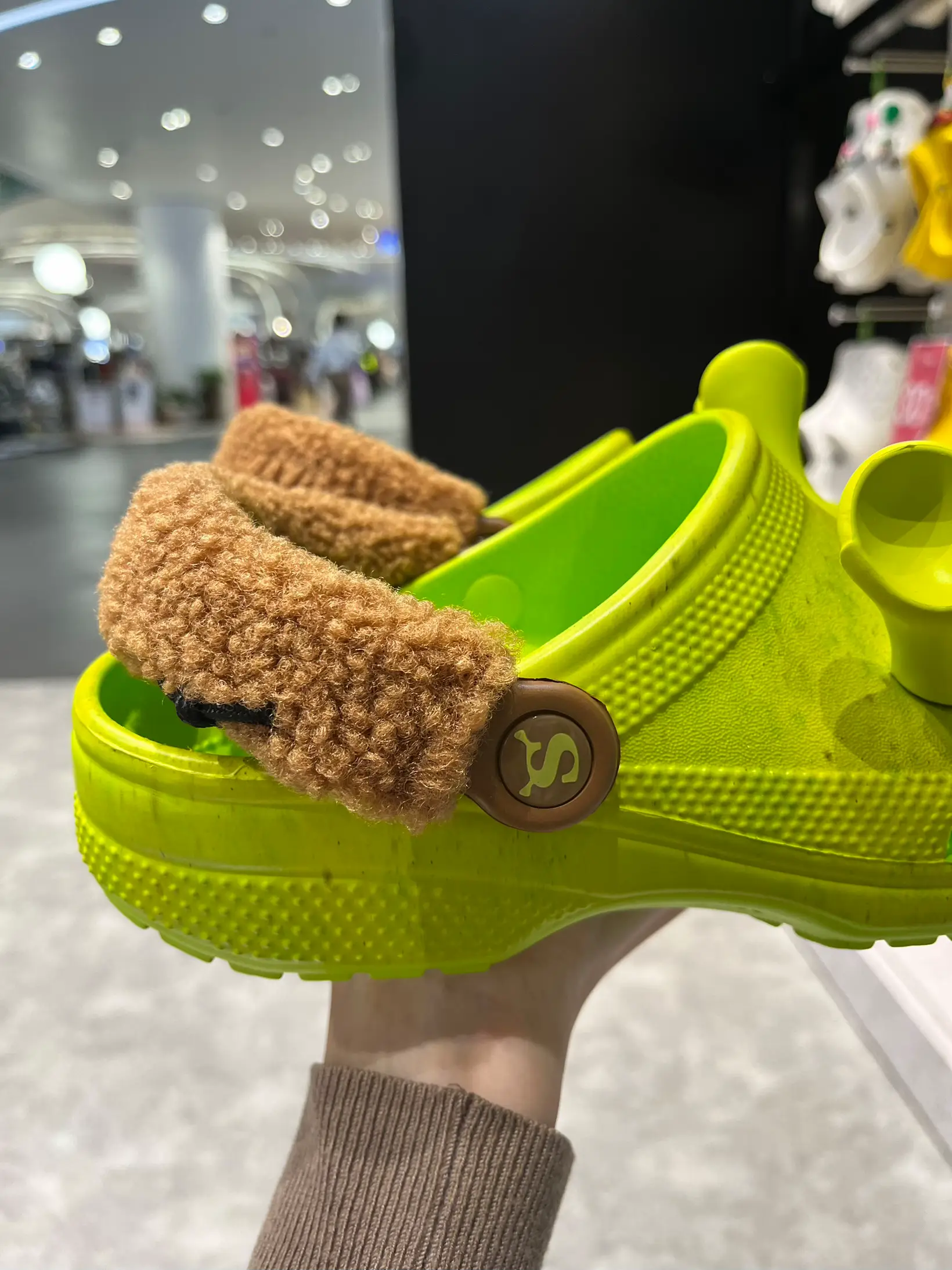 Here's an official look at the #shrek x #crocs classic clog, coming soon!