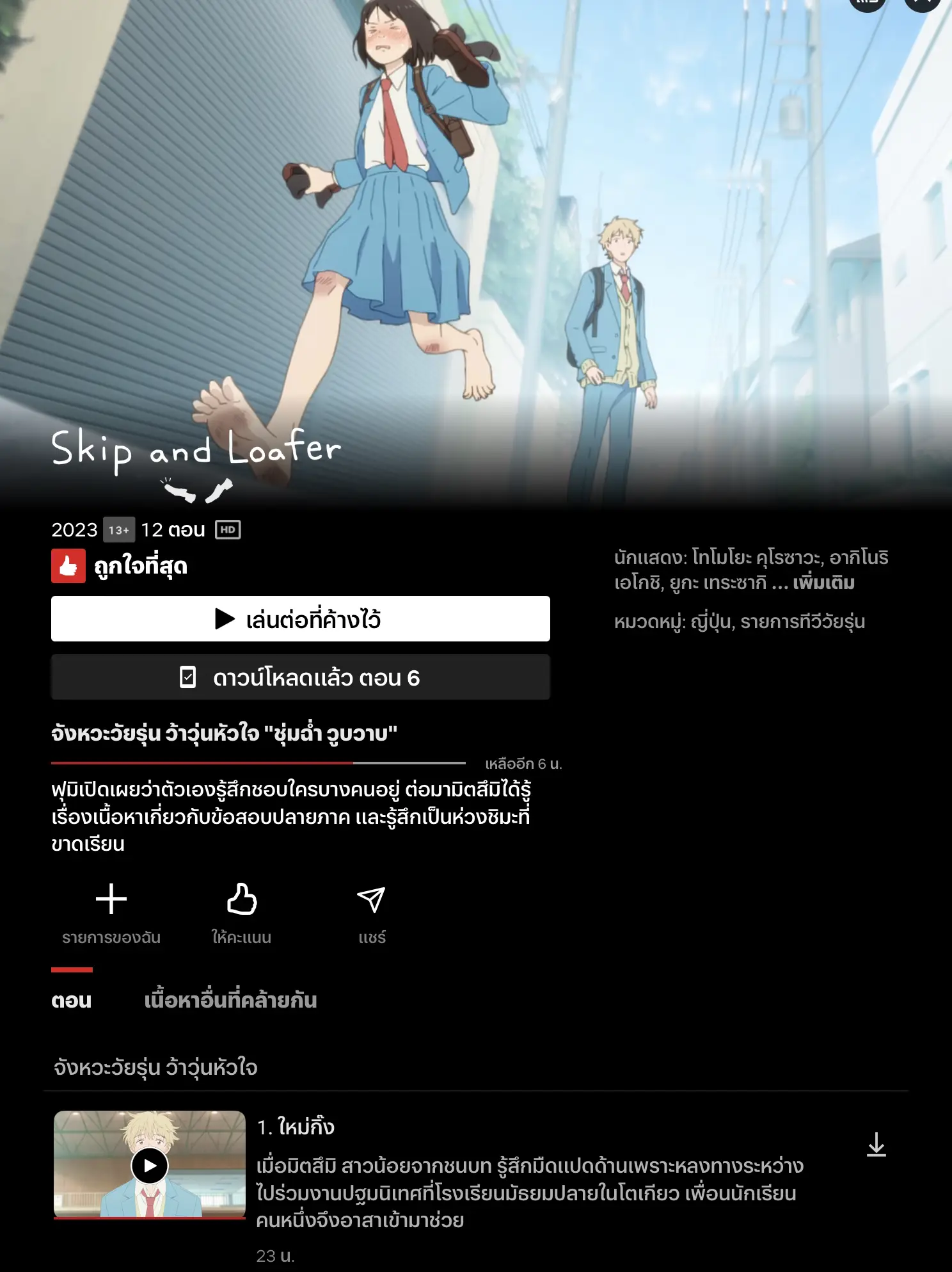 Skip to Loafer - Episódio 1 - Animes Online