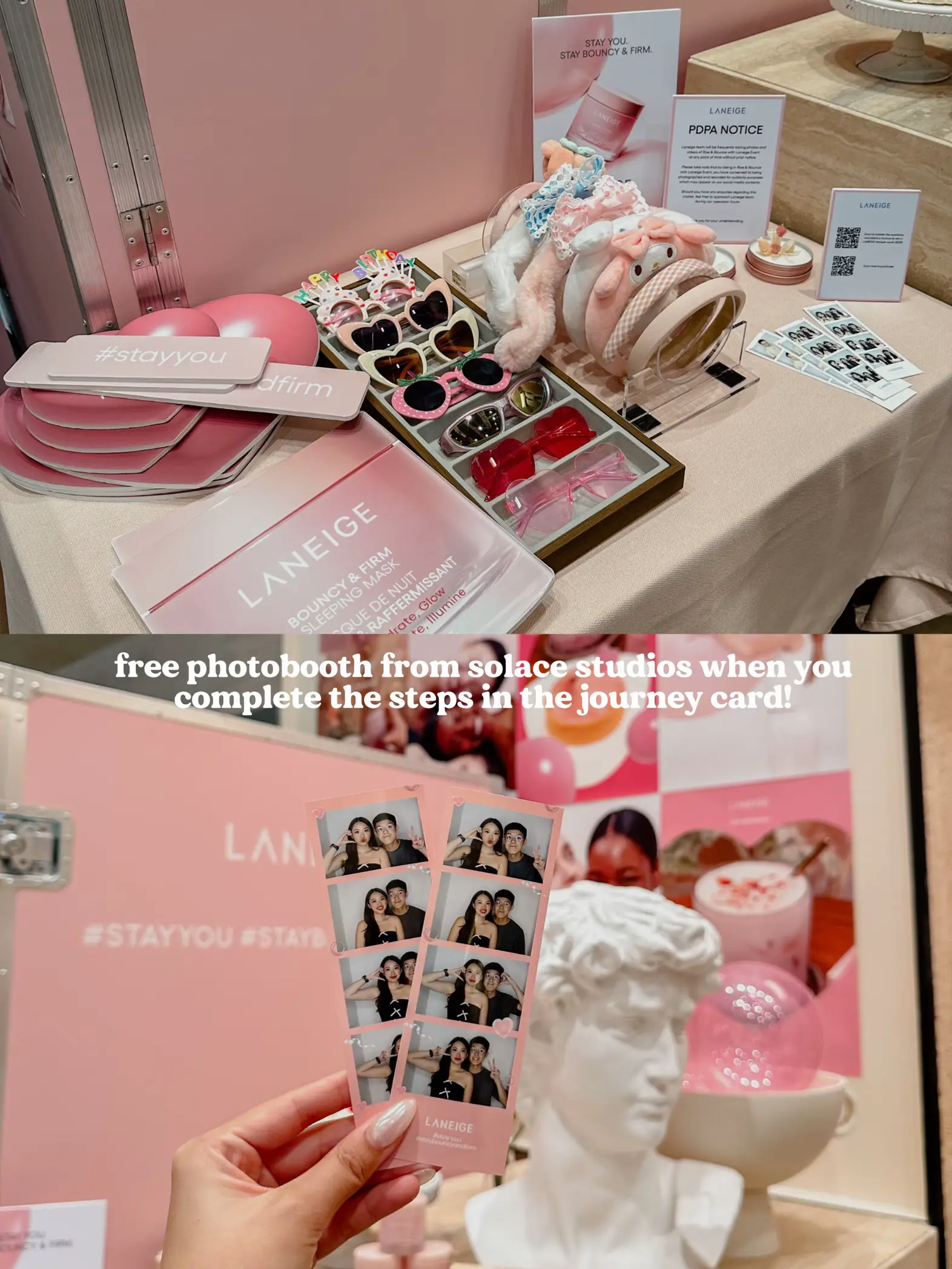 pink pop up with FREE PHOTOBOOTH & SAMPLES 🩷 | Gallery posted by jiaxian |  Lemon8