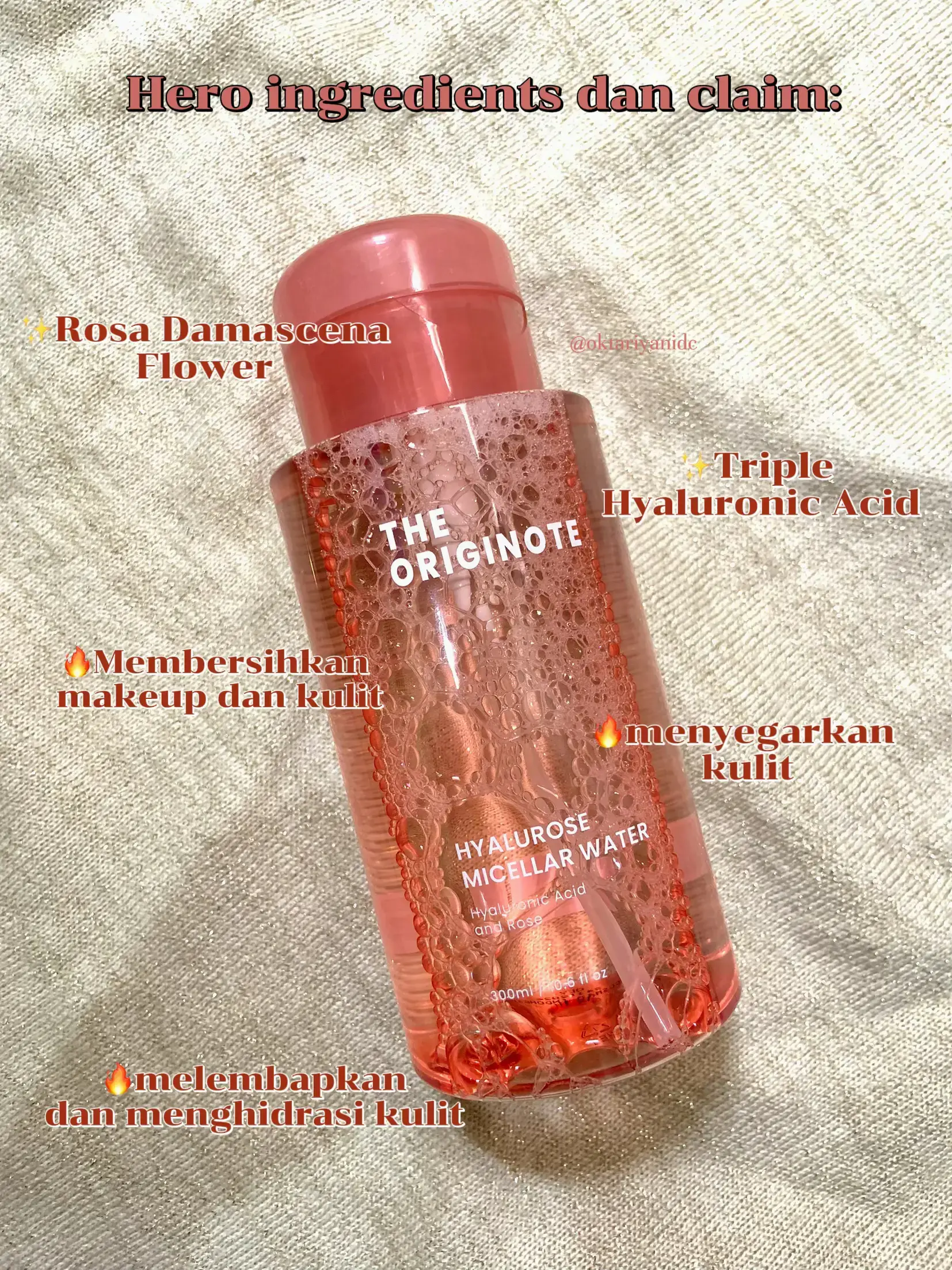 COBAIN MICELLAR WATER VIRAL (THE ORIGINOTE)🌸🔥✨ | Galeri diposting oleh  Oktariyanidc🍓 | Lemon8